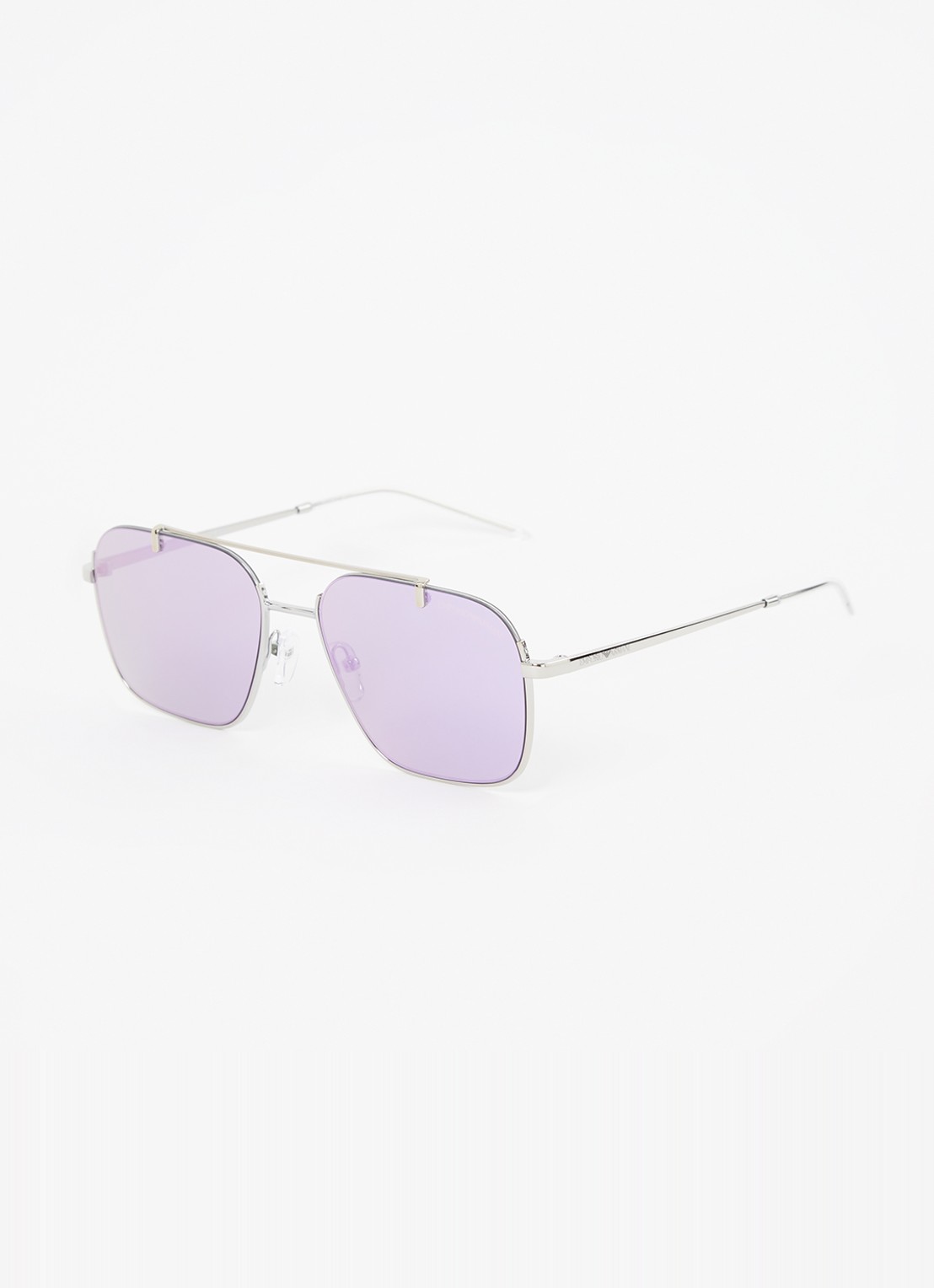 Armani Piloten zonnebril EA2150 - voorkant 4 zilver