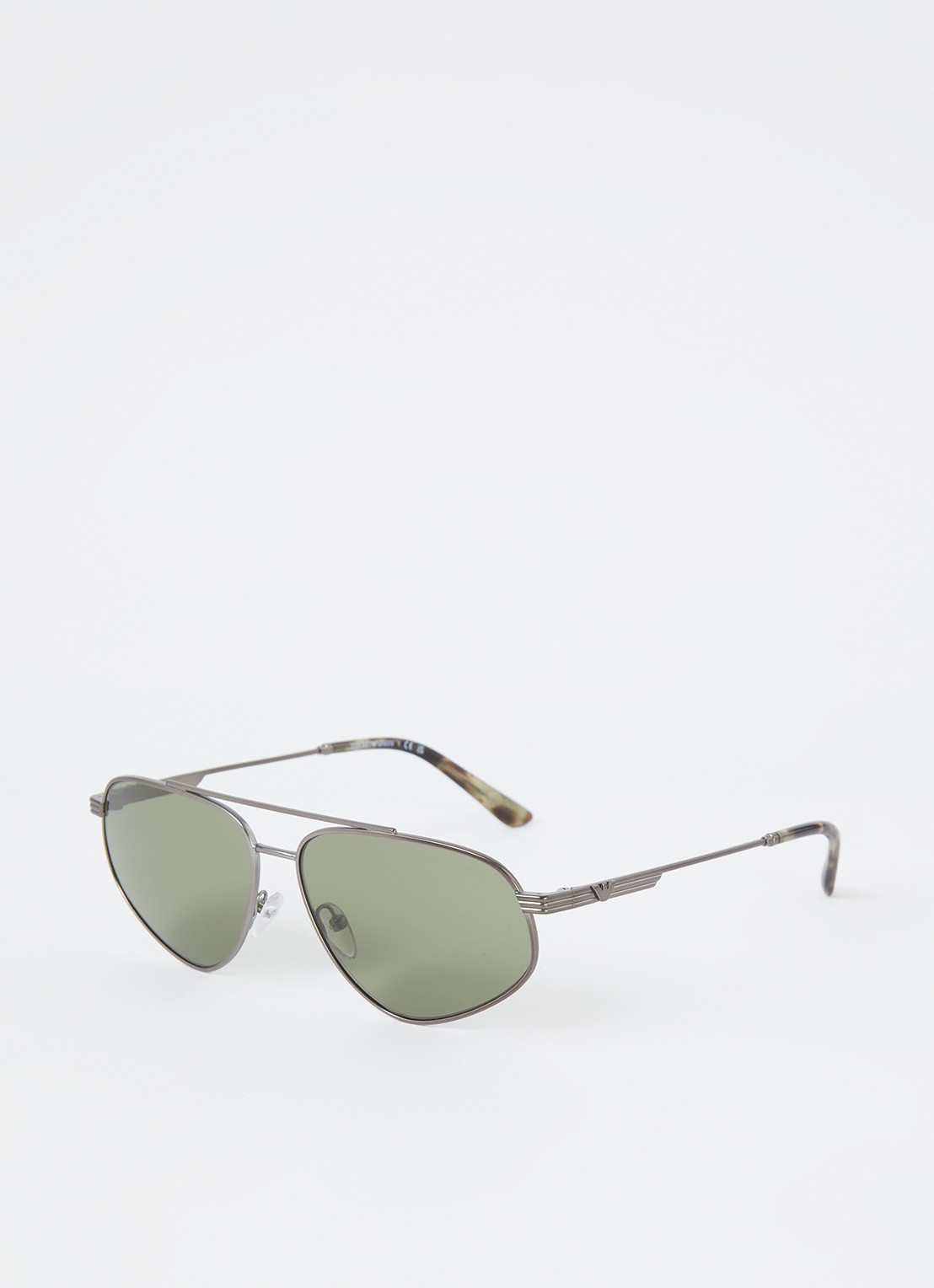 Armani Piloten zonnebril EA2156 - voorkant zilver