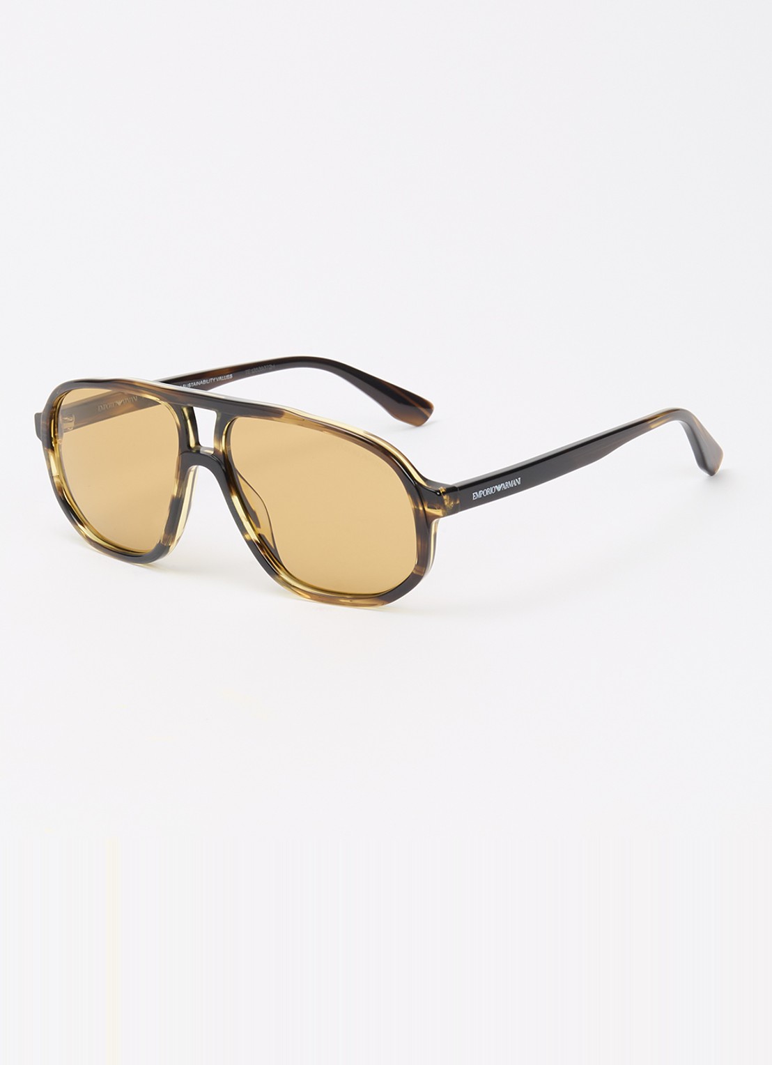 Armani Piloten zonnebril EA4263U - voorkant groen