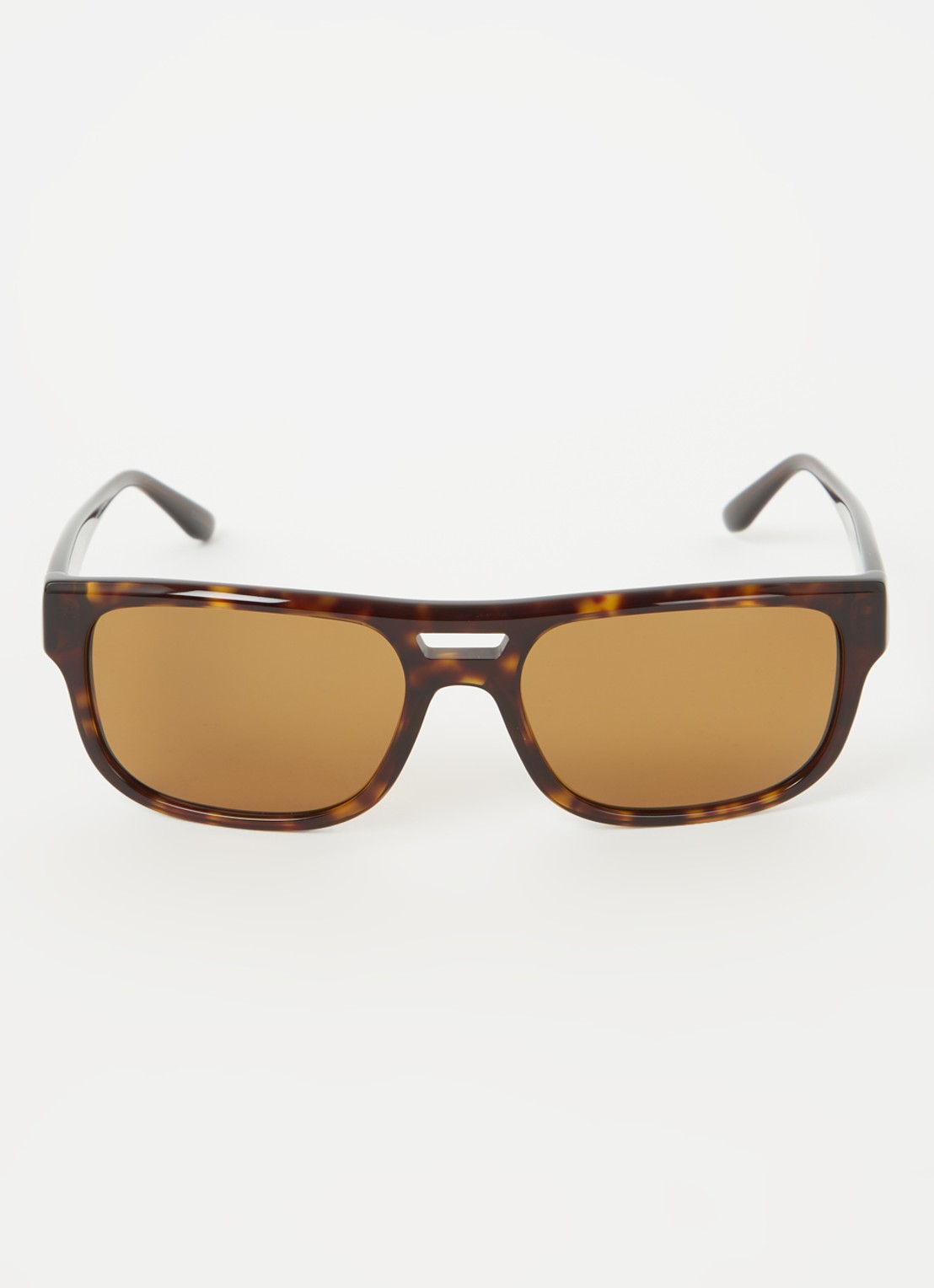 Armani Piloten zonnebril gepolariseerd EA4197 - detail donkerbruin