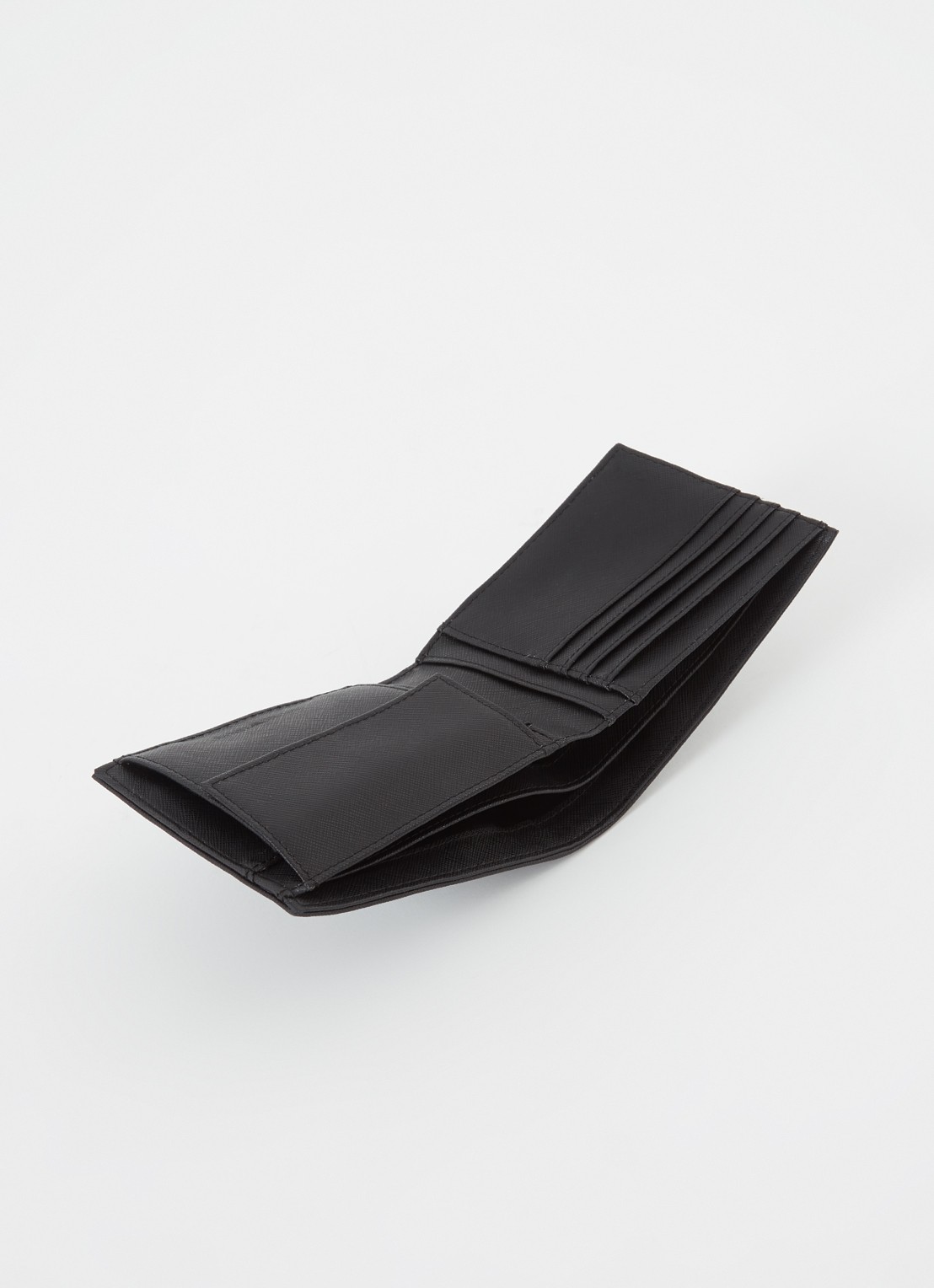 Armani Portemonnee met logo - voorkant 2 zwart