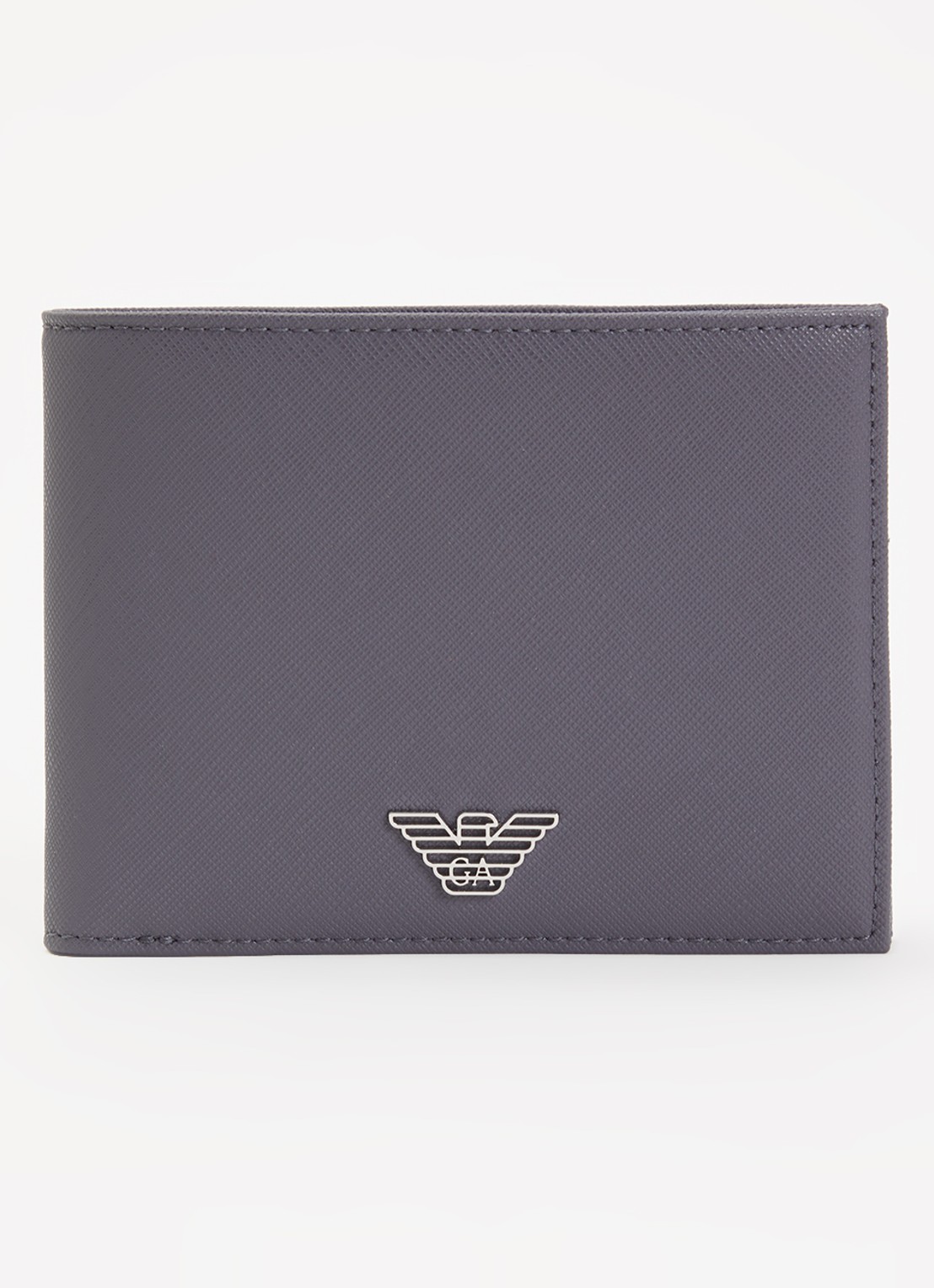 Armani Portemonnee met logo  - voorkant taupe