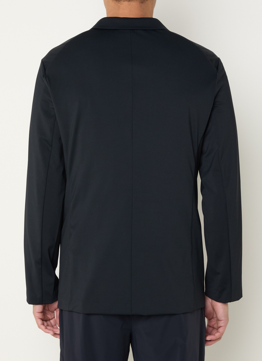 Armani Regular fit colbert met klepzakken - achterkant 5 donkerblauw