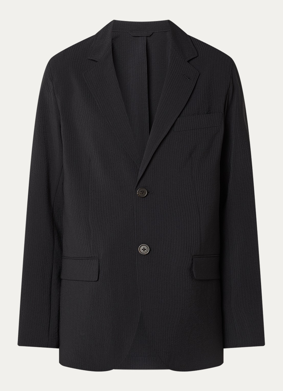 Armani Regular fit colbert met klepzakken - voorkant 3 zwart