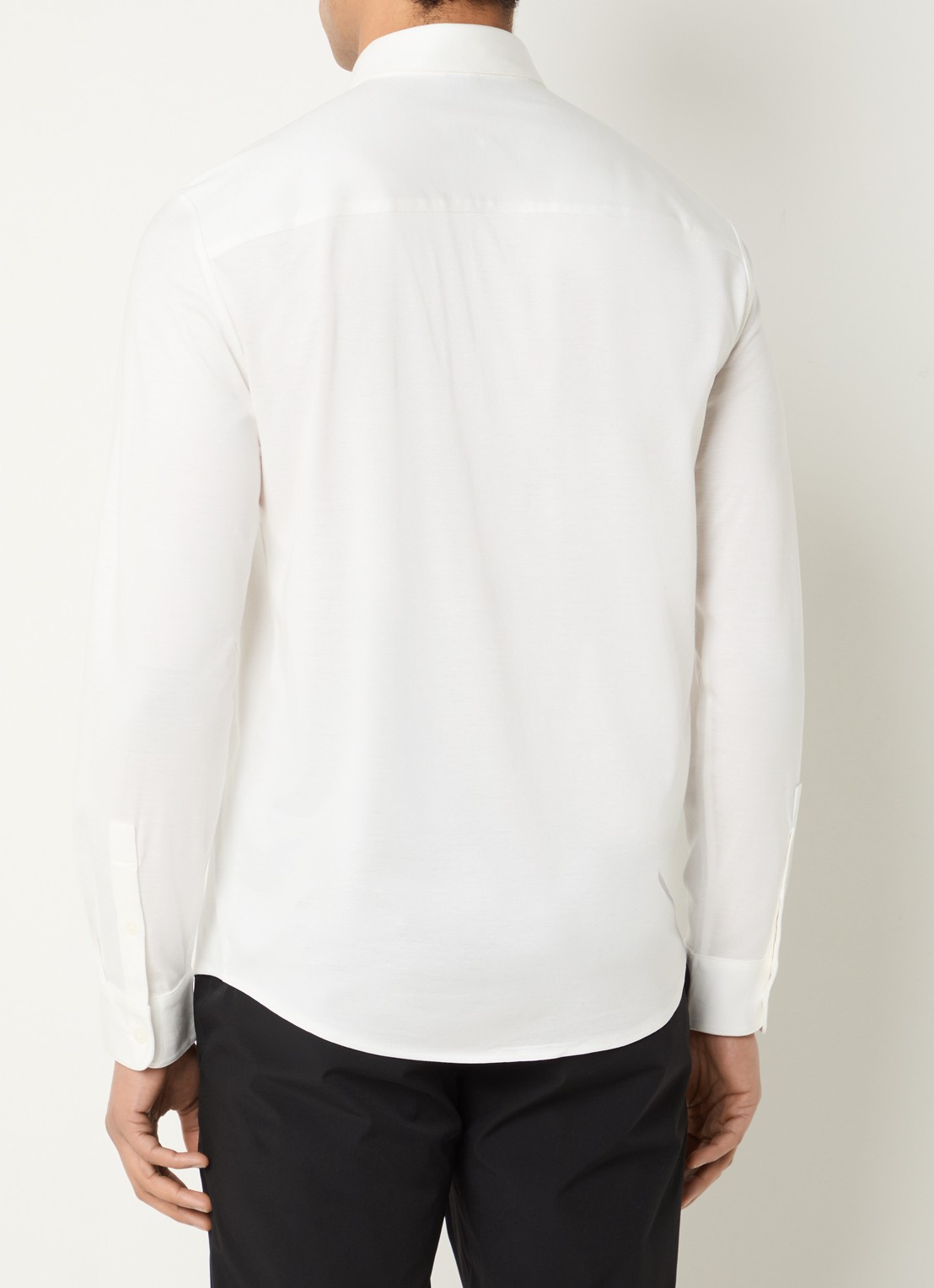 Armani Regular fit overhemd met logo - achterkant wit