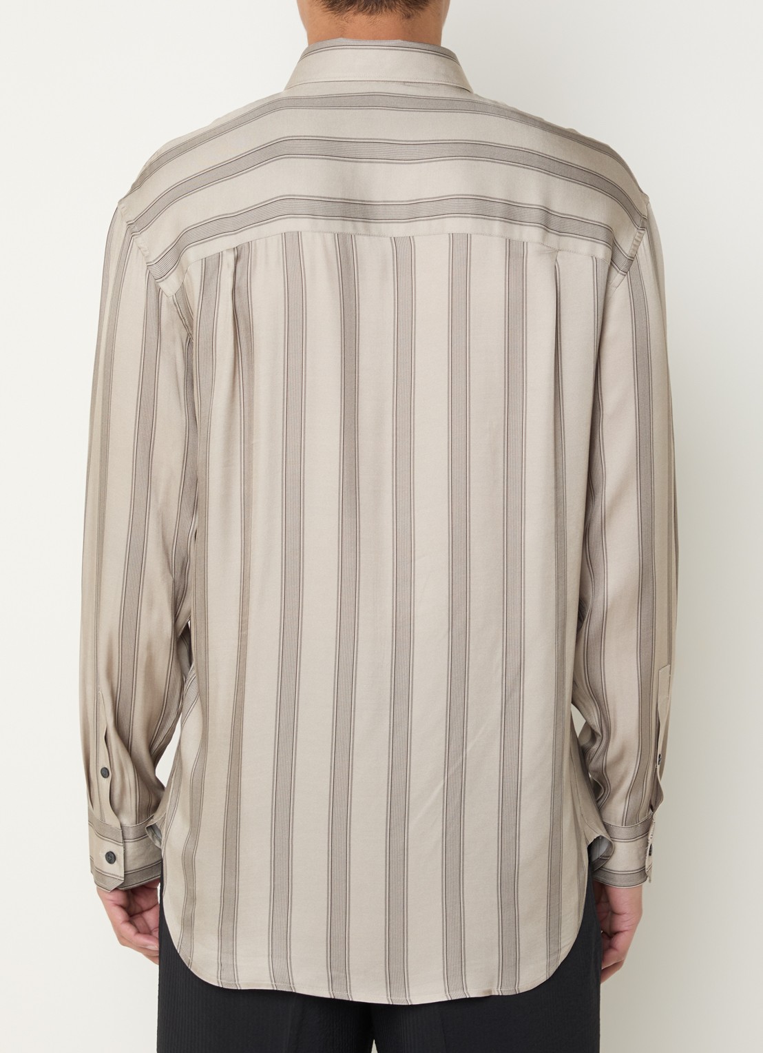 Armani Regular fit overhemd met print - achterkant 3 zand