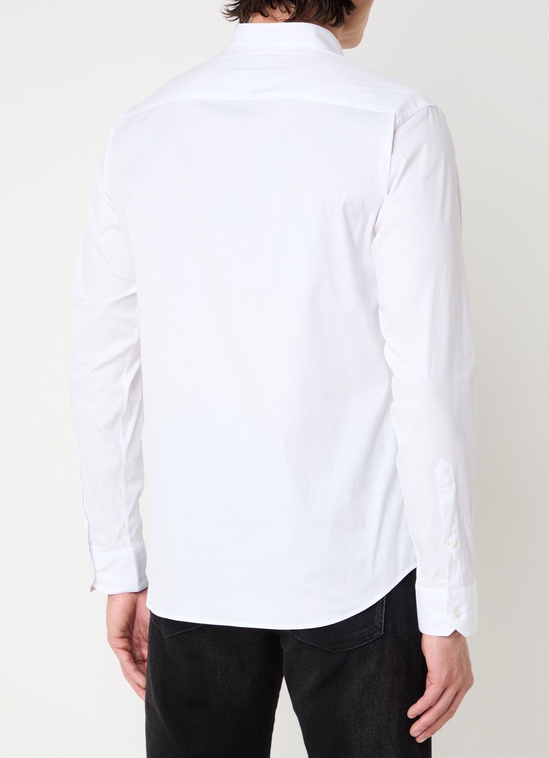 Armani Regular fit overhemd met stretch - achterkant 3 wit