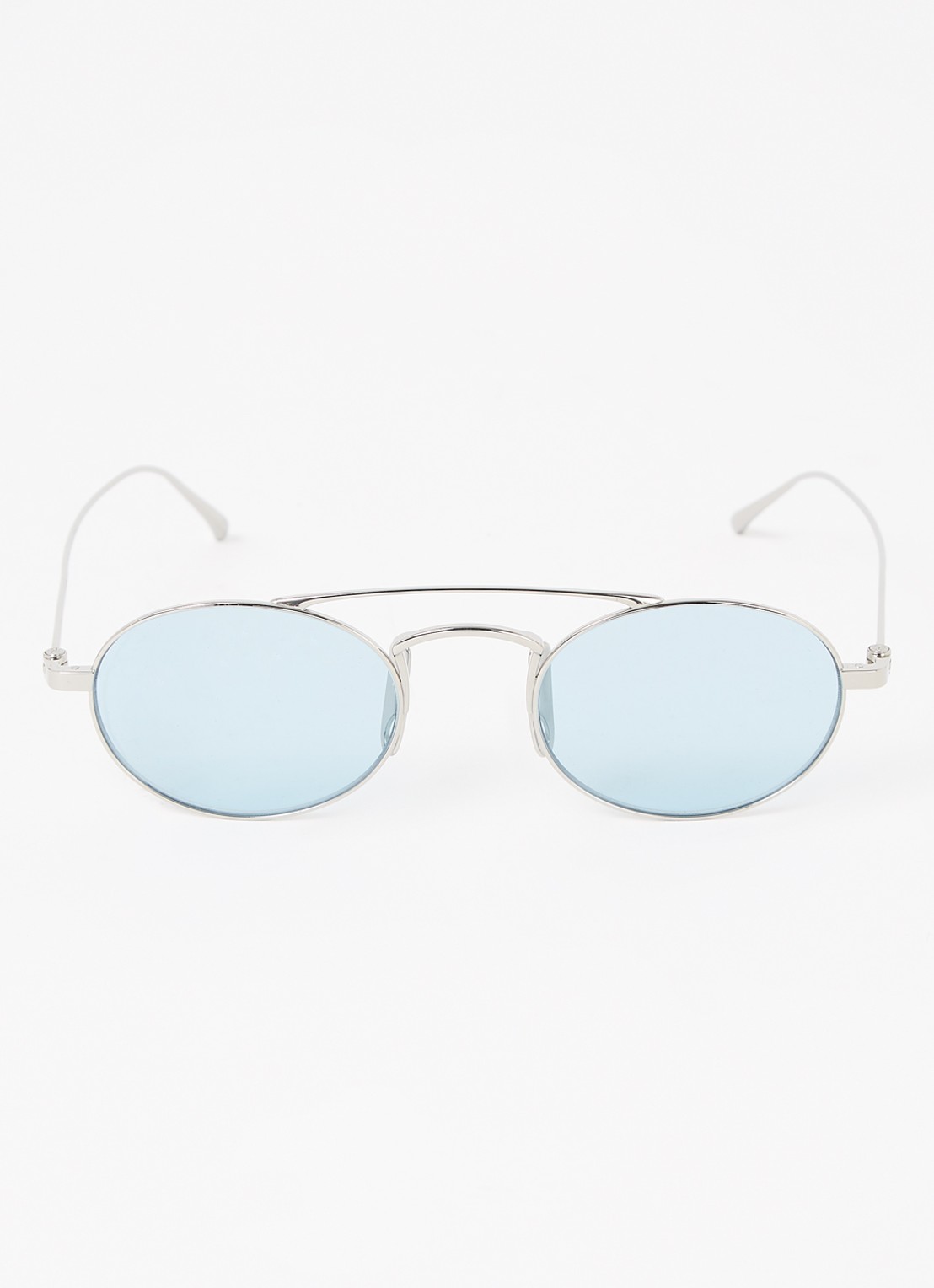 Armani Retro zonnebril AR6161T - detail 2 zilver