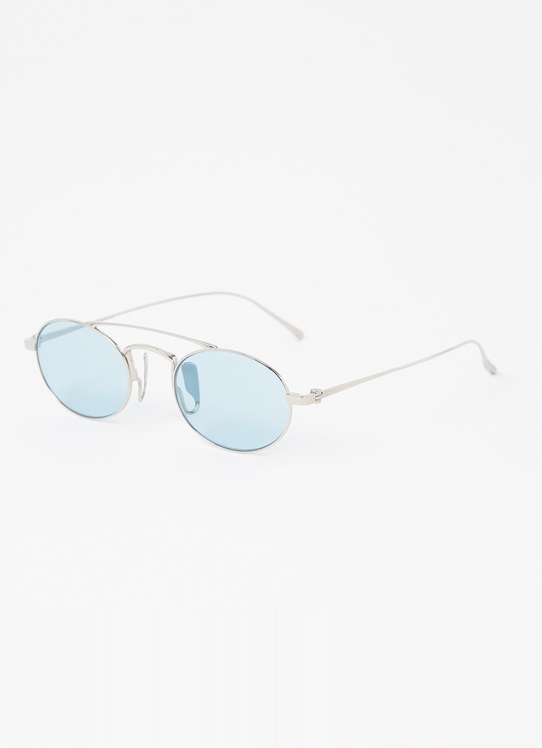 Armani Retro zonnebril AR6161T - voorkant zilver