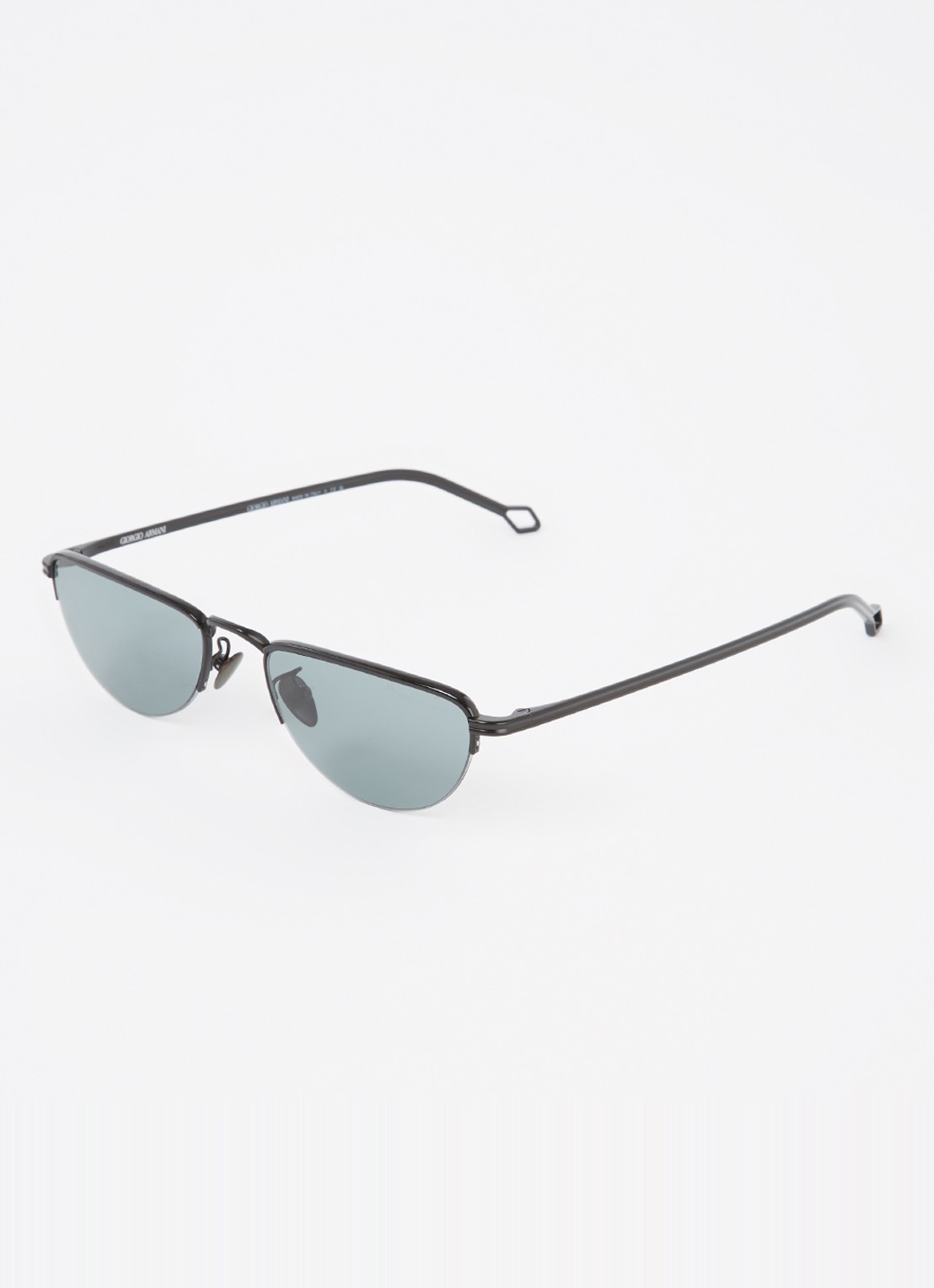 Armani Retro zonnebril AR6166J - voorkant zwart