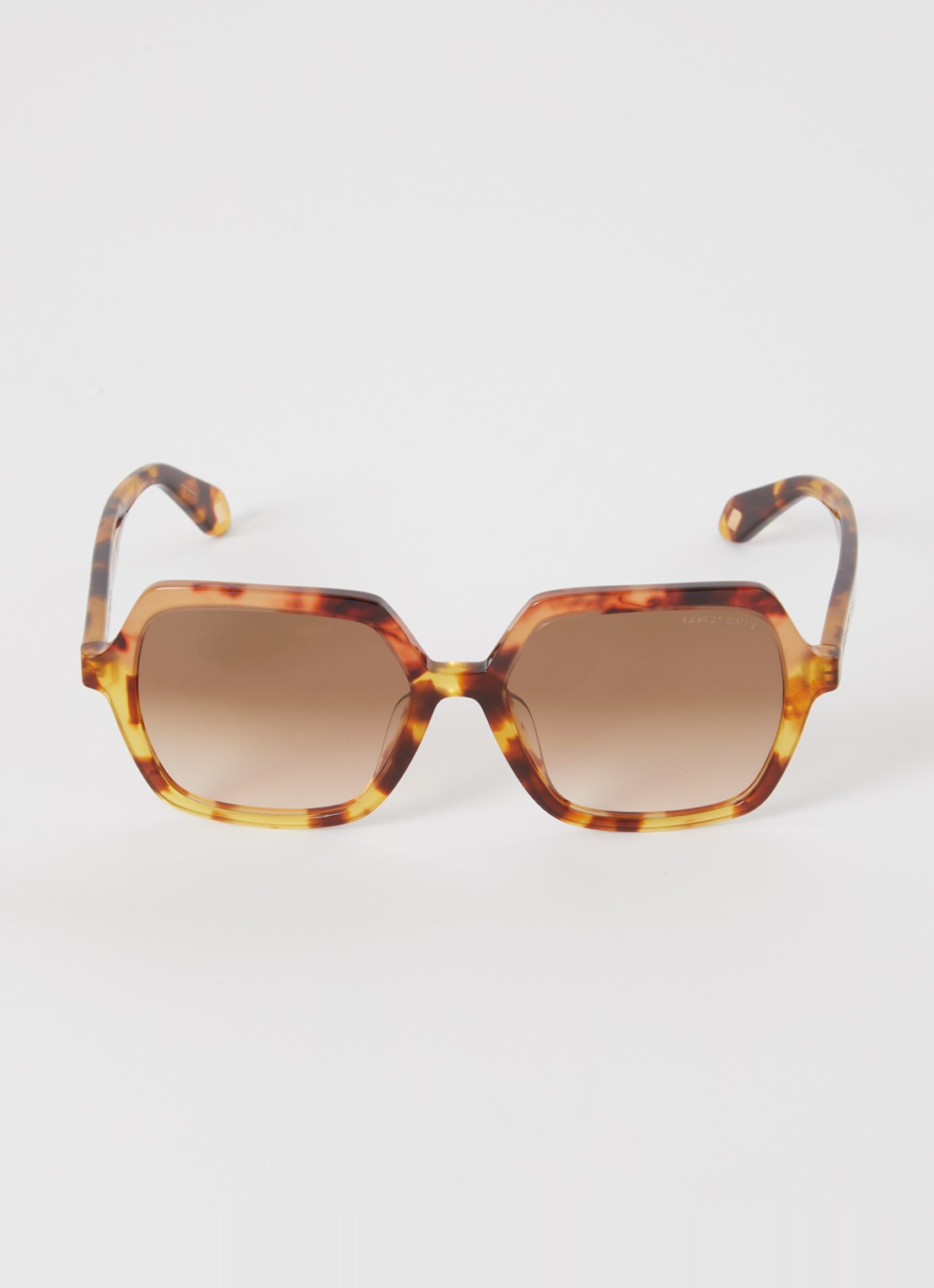 Armani Retro zonnebril AR8193U - detail 3 oranjebruin
