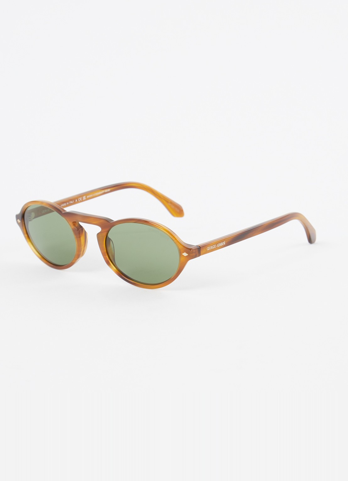 Armani Retro zonnebril AR8219U - voorkant okergeel