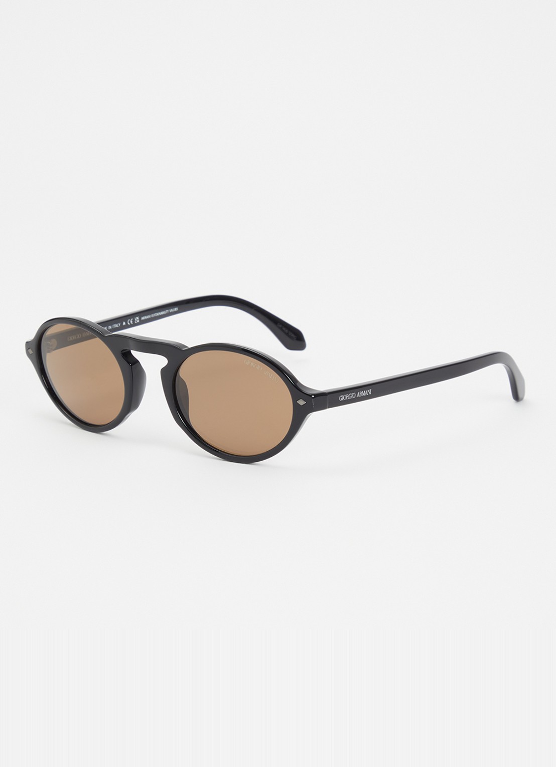 Armani Retro zonnebril AR8219U - voorkant 4 zwart
