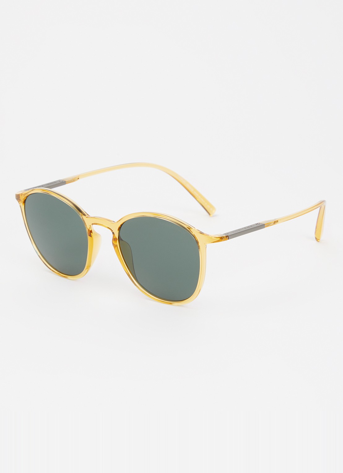 Armani Retro zonnebril AR8233U - voorkant okergeel