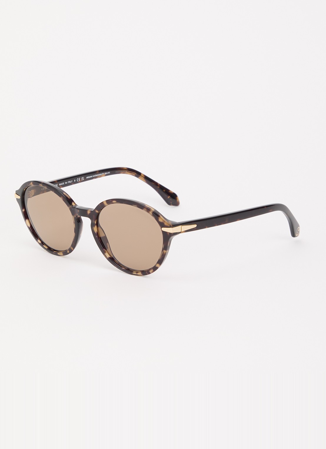 Armani Retro zonnebril AR8237 - voorkant donkerbruin