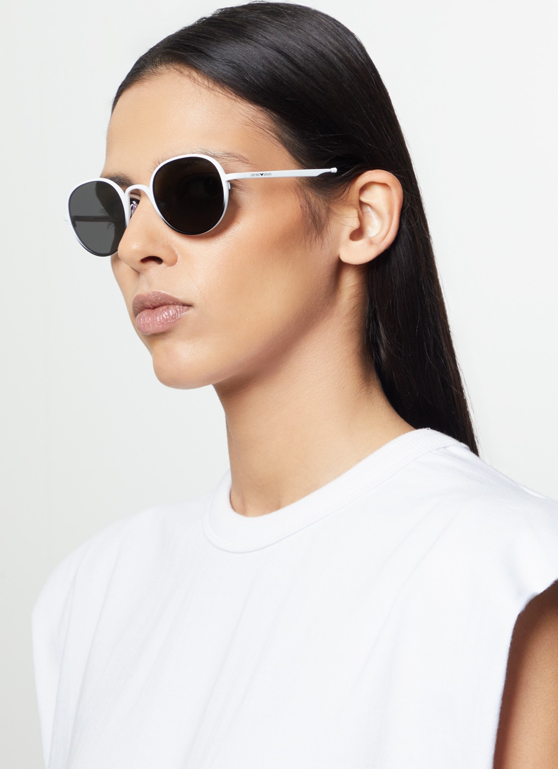 Armani Retro zonnebril EA2151   - voorkant 2 wit