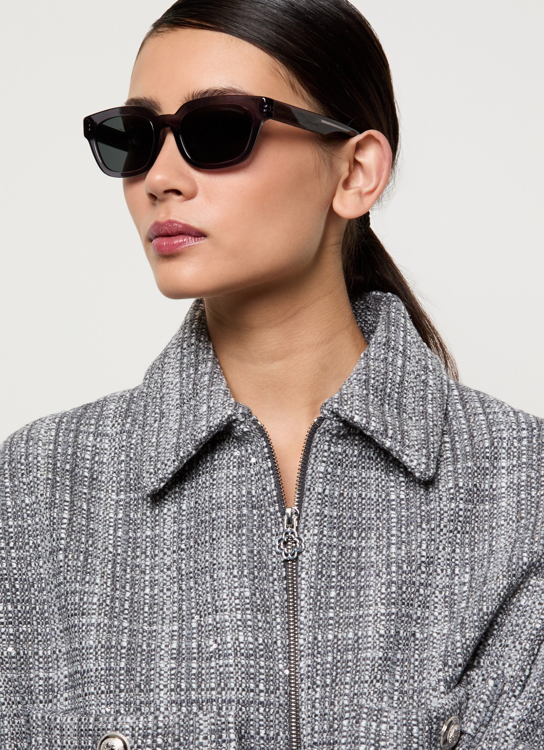 Armani Retro zonnebril EA4233U - voorkant 2 grijs