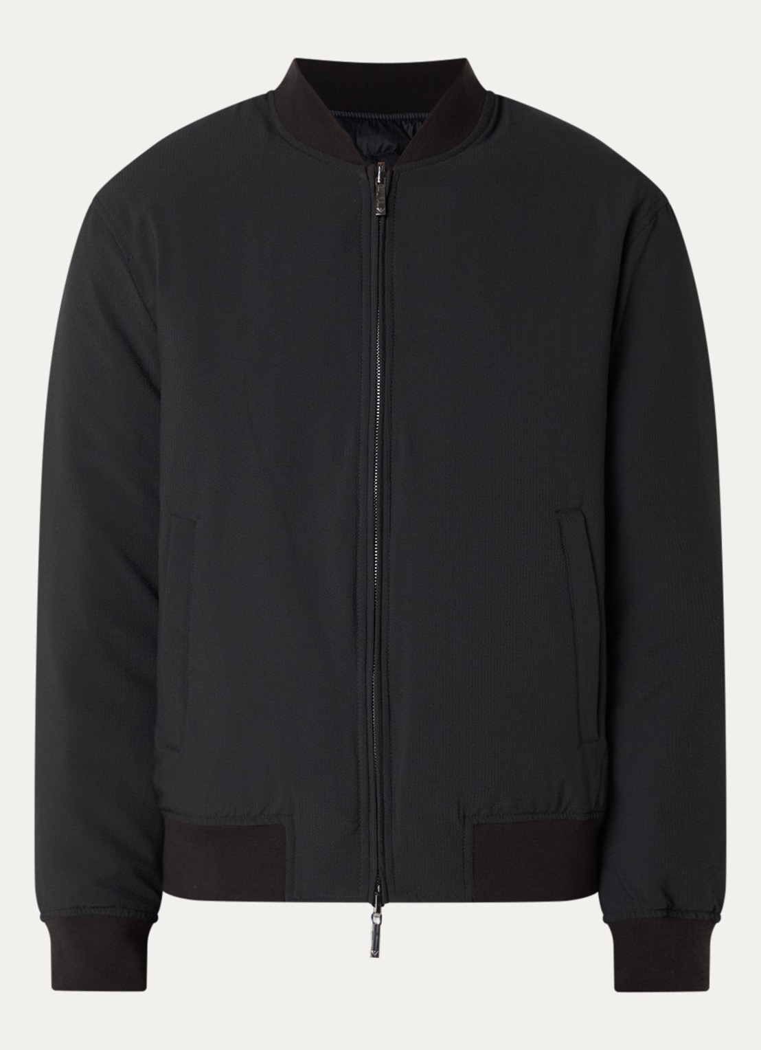 Armani Reversible bomberjack met donsvulling - voorkant 2 donkerblauw