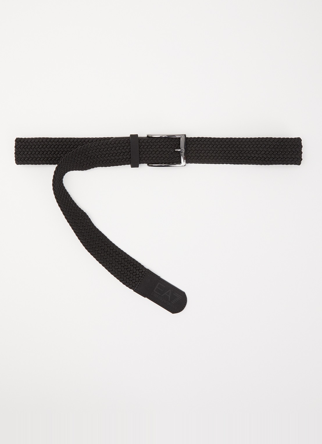 Armani Riem met gevlochten detail - voorkant zwart