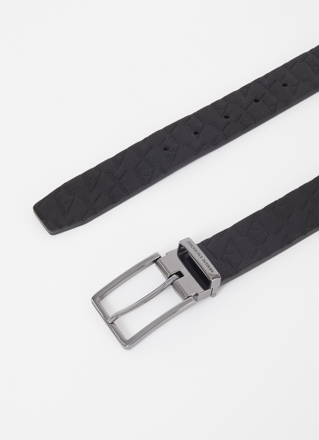 Armani Riem met logo - detail 2 zwart