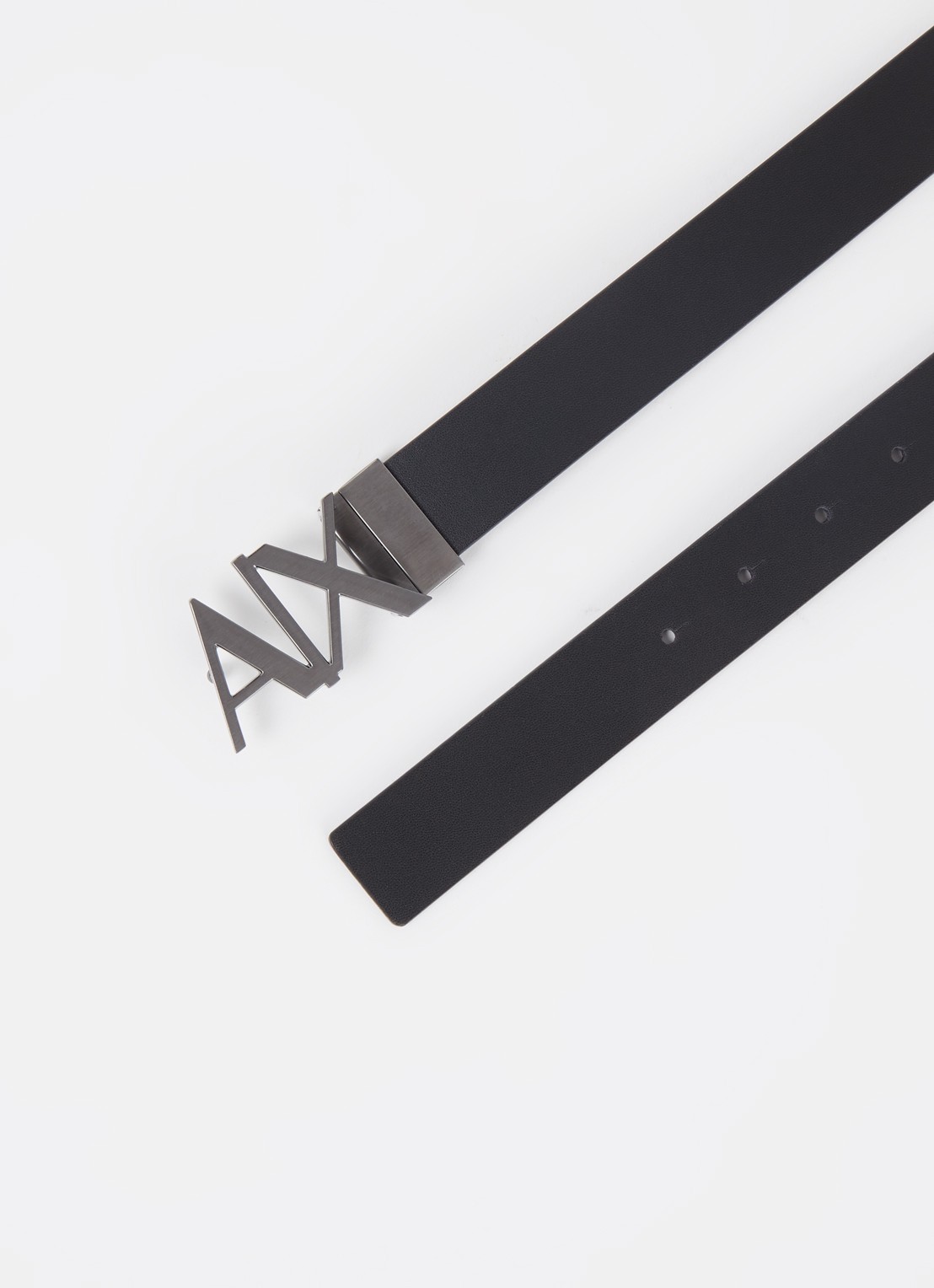 Armani Riem van leer - detail 2 donkerbruin