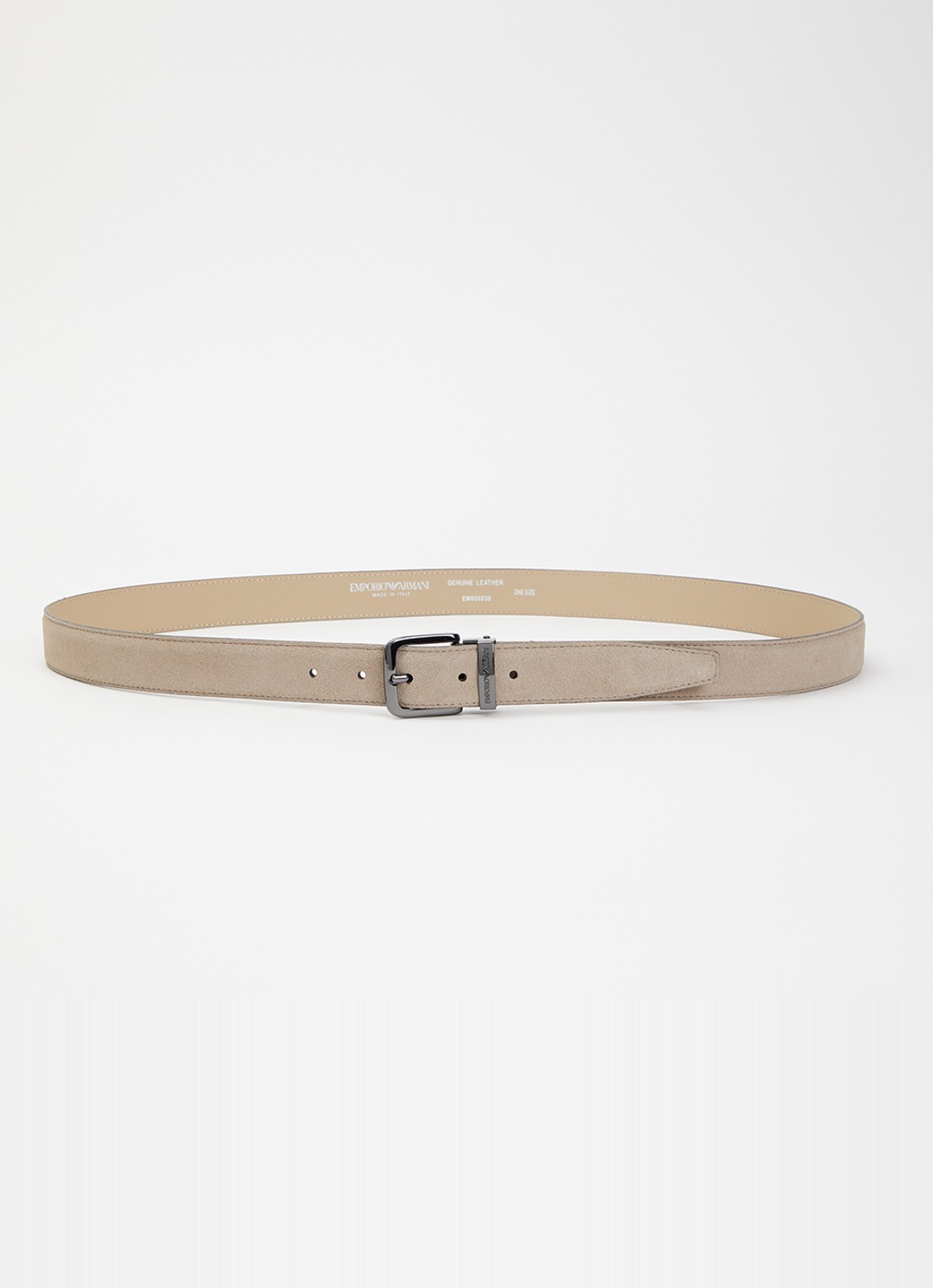 Armani Riem van suède - voorkant beige