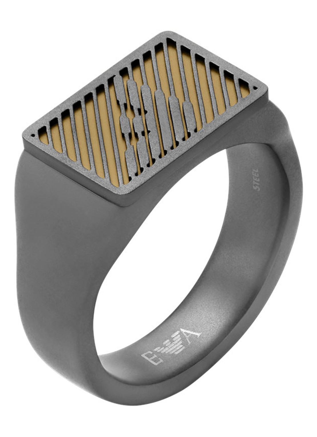Armani Ring EGS3242060 - voorkant zilver