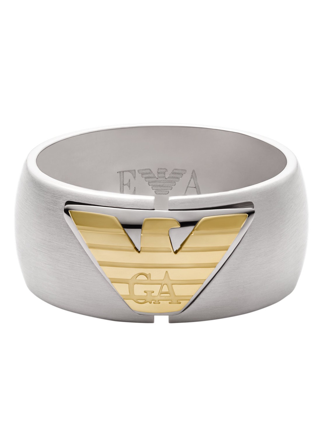 Armani Ring EGS3254040 - detail 2 zilver