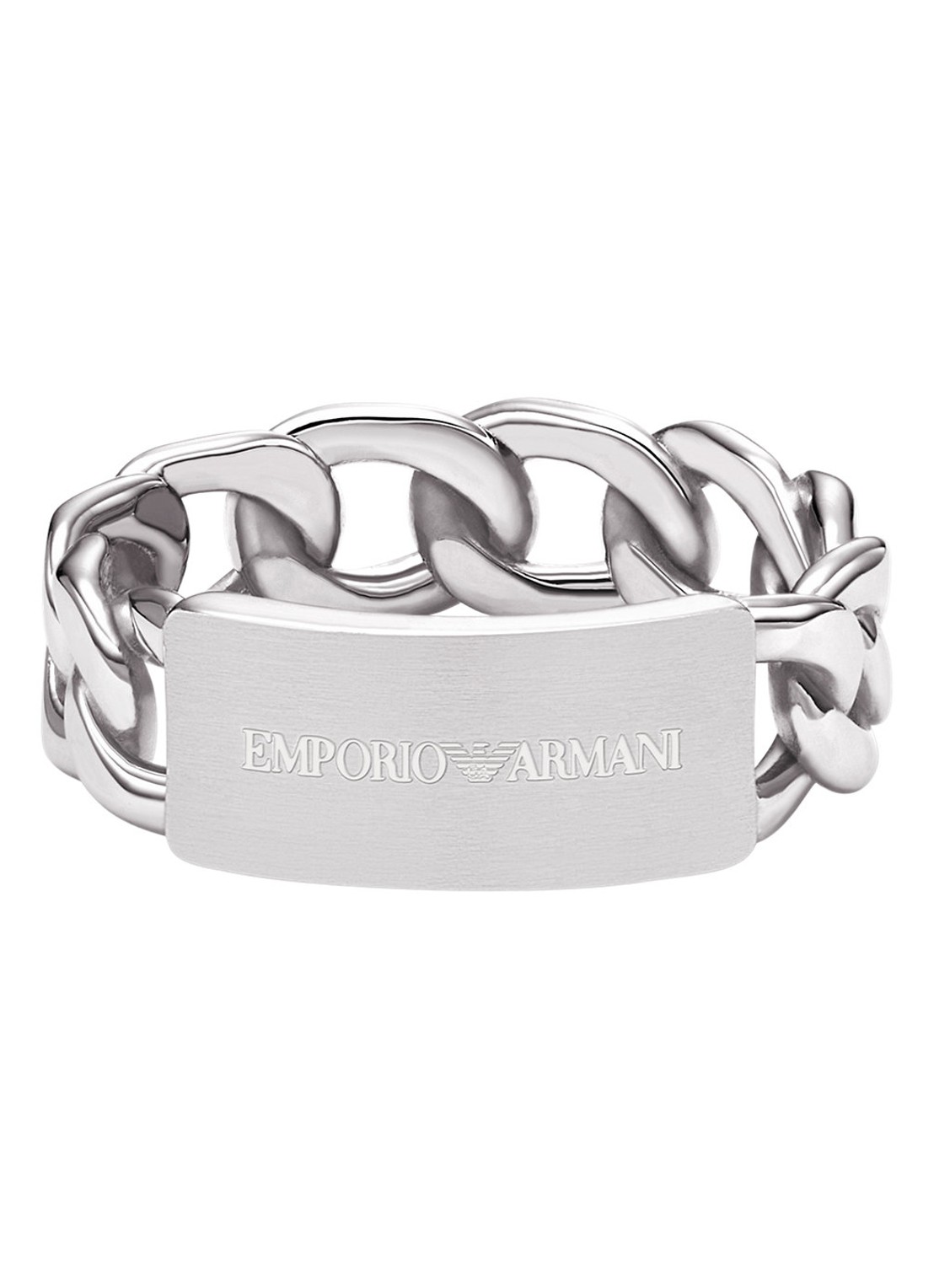 Armani Ring EGS3305040 - detail 2 zilver
