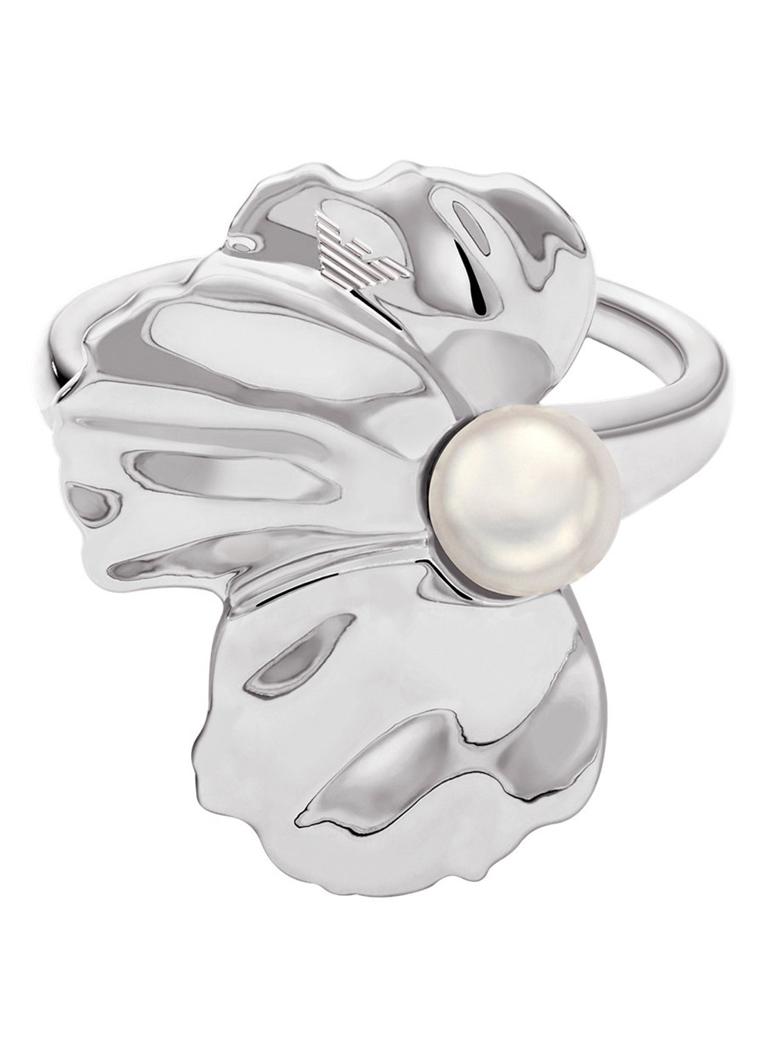 Armani Ring EGS3345040 - detail 2 zilver