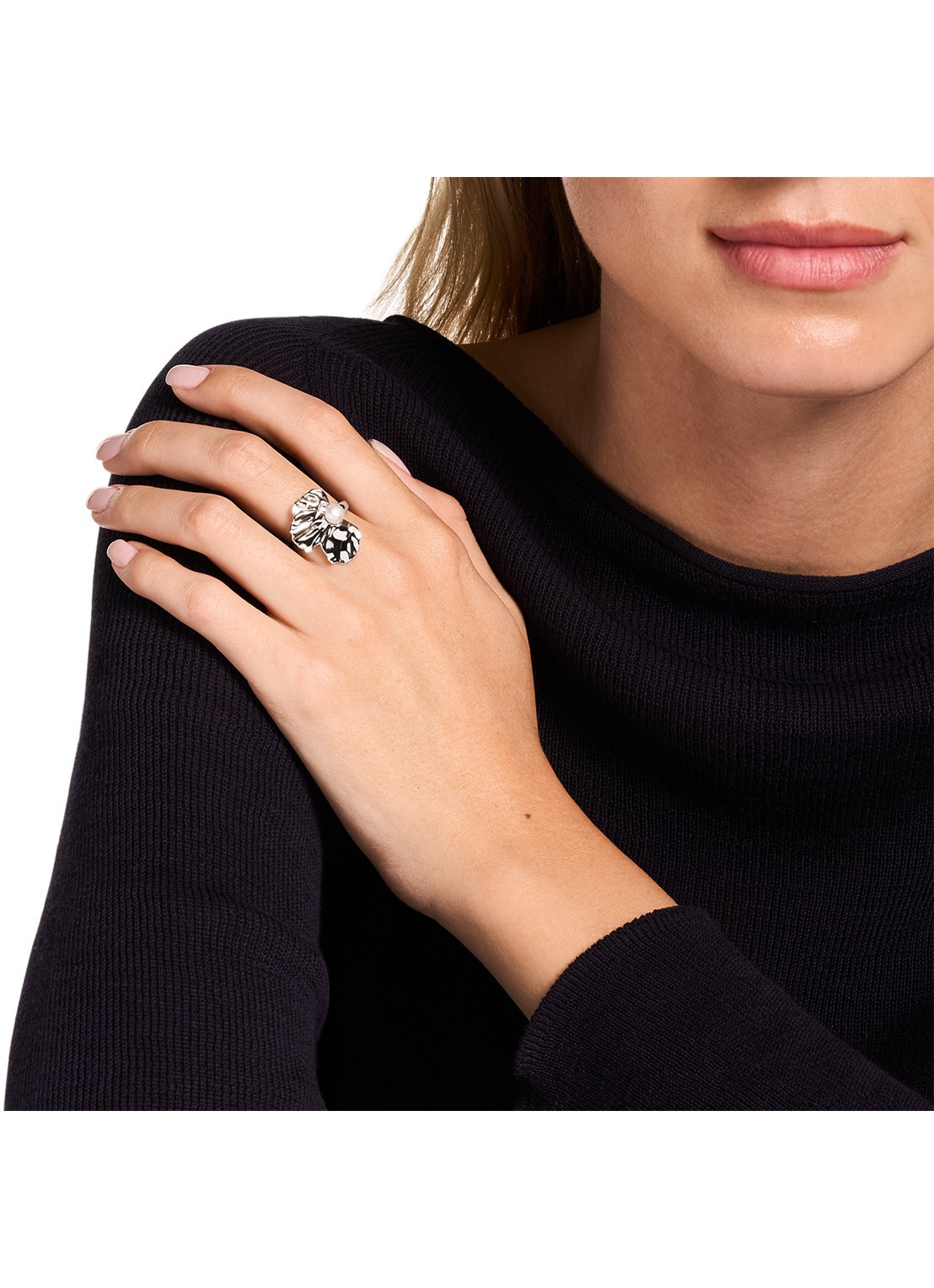 Armani Ring EGS3345040 - detail 3 zilver