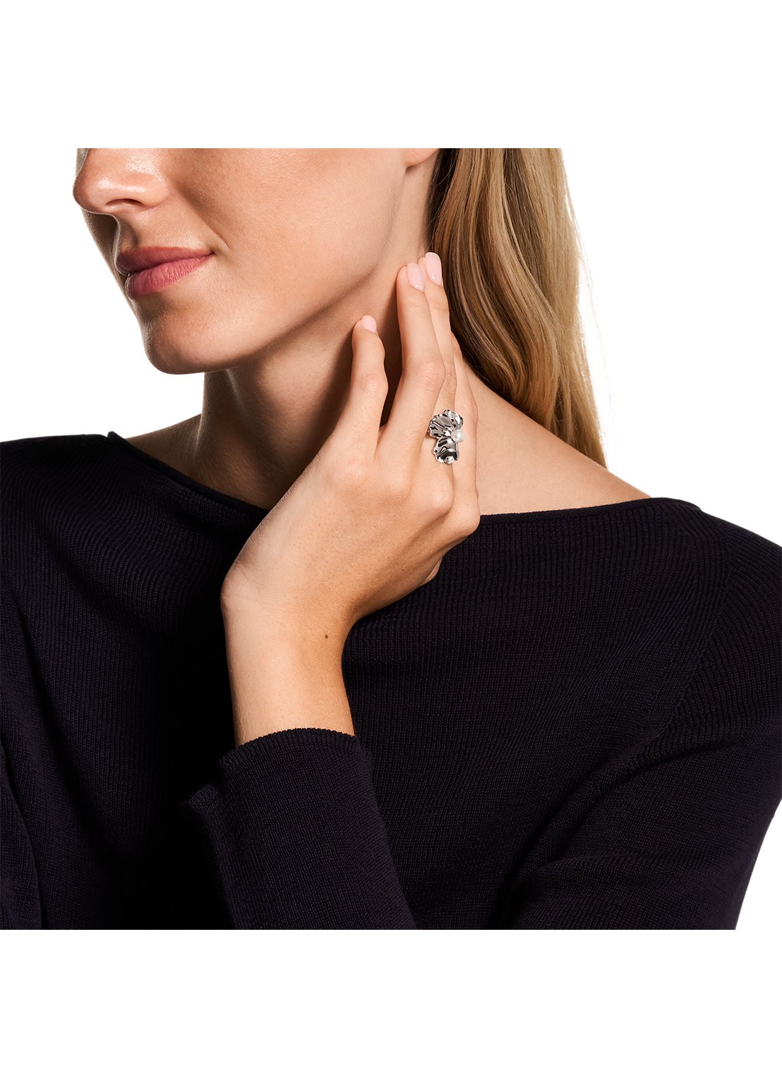 Armani Ring EGS3345040 - detail 4 zilver