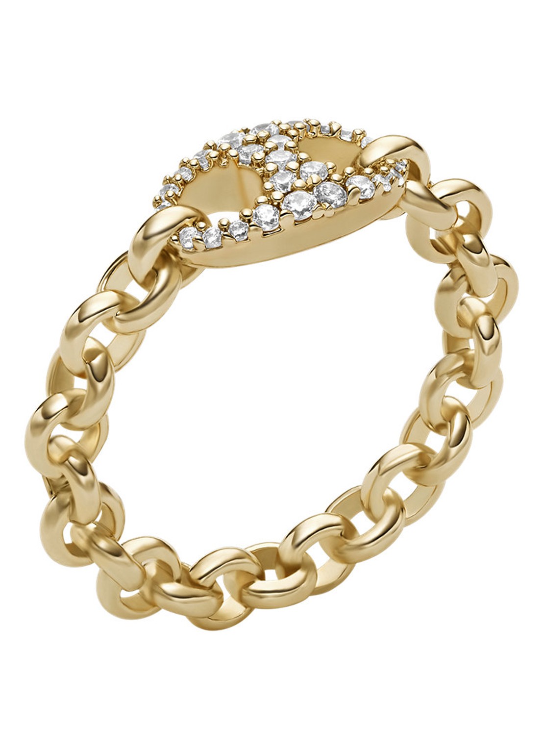 Armani Ring verguld EGS3271710 - voorkant goud