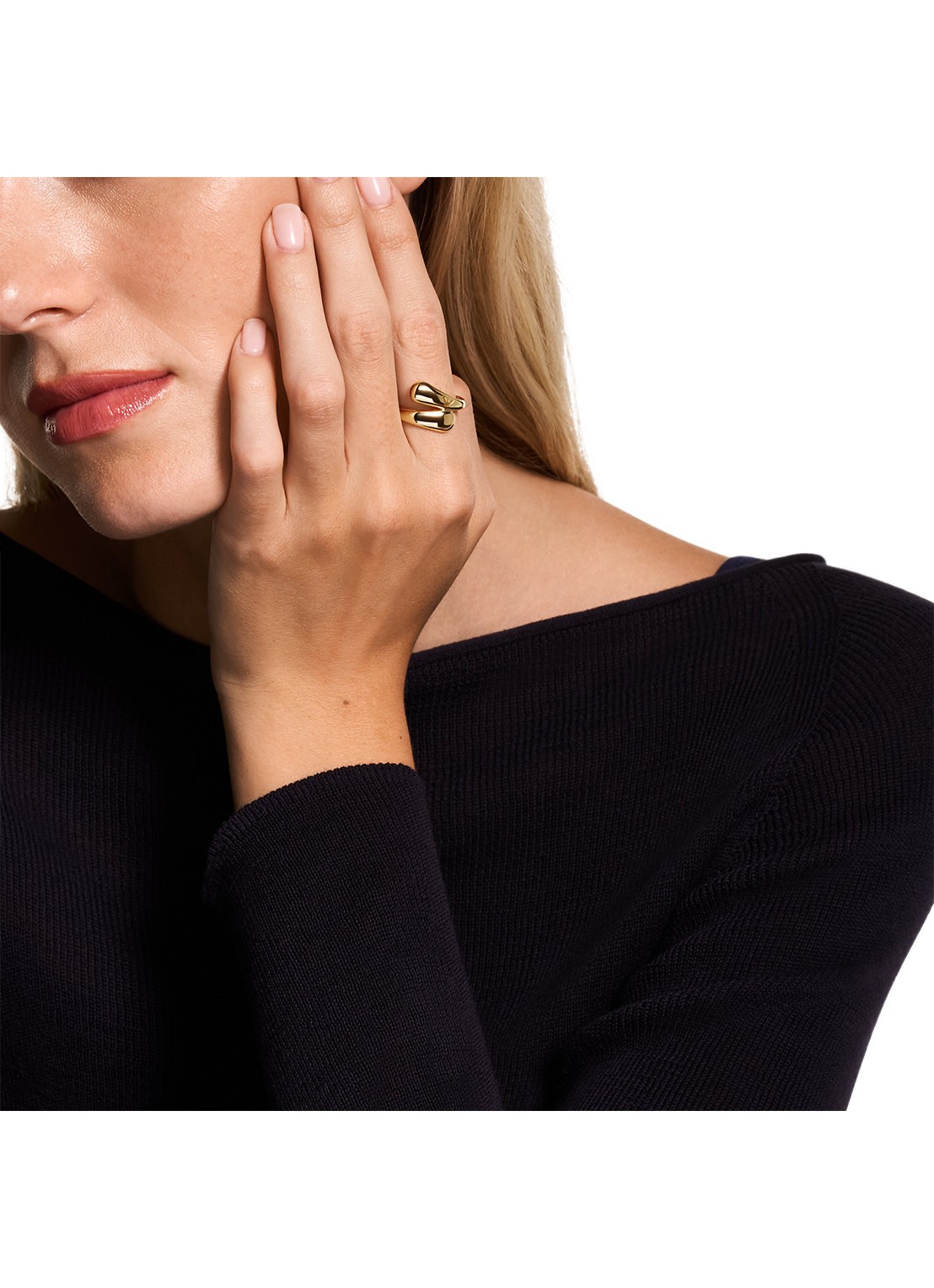 Armani Ring verguld EGS3338710 - detail 3 goud