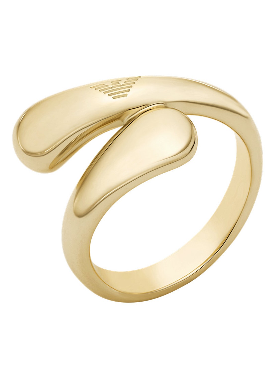 Armani Ring verguld EGS3338710 - voorkant goud