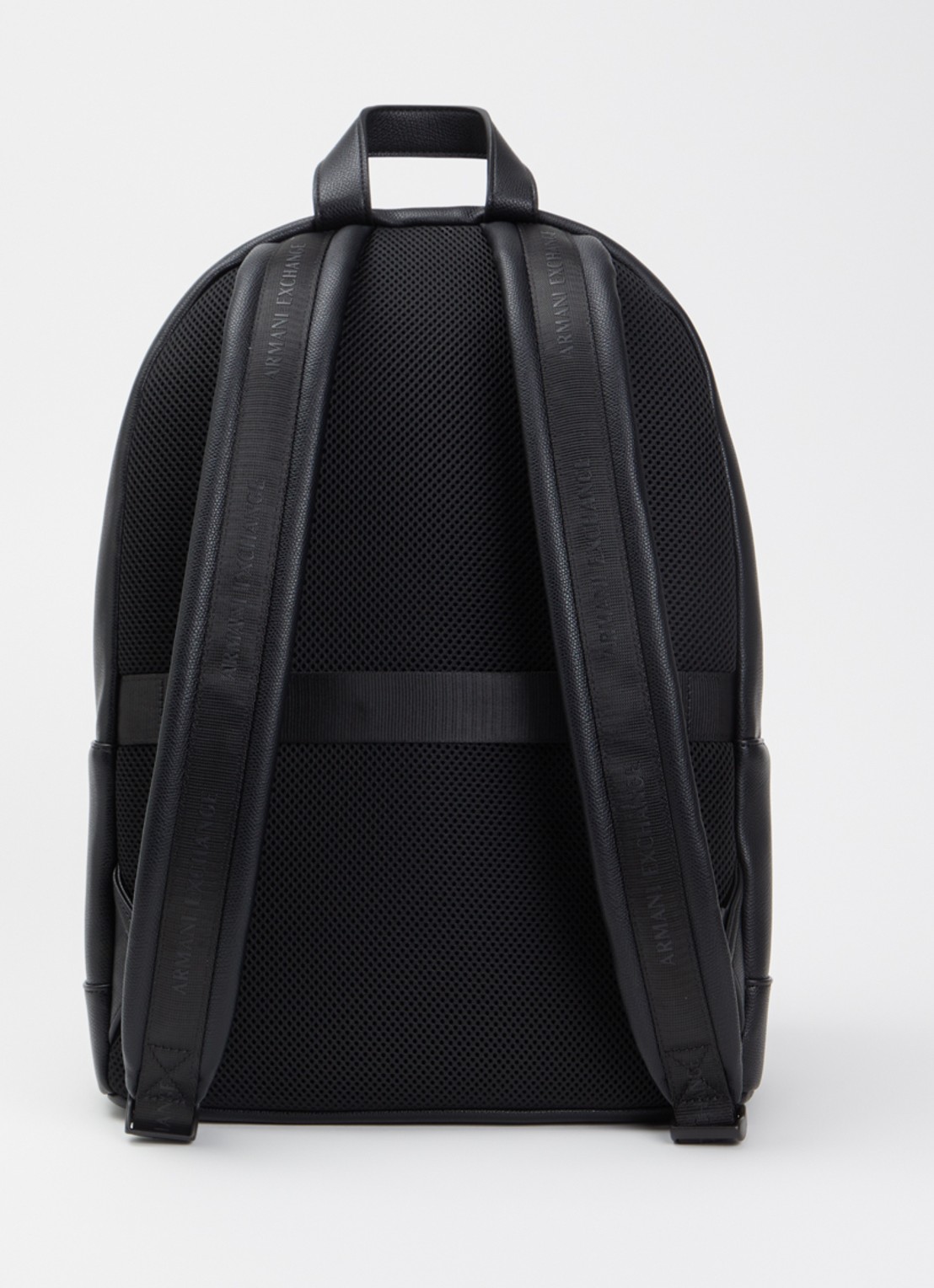 Armani Rugzak met 15 inch laptopvak - achterkant 3 zwart