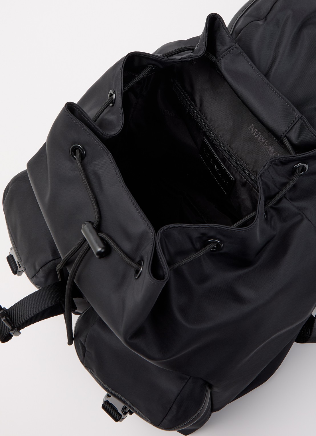Armani Rugzak met logo - detail 3 zwart