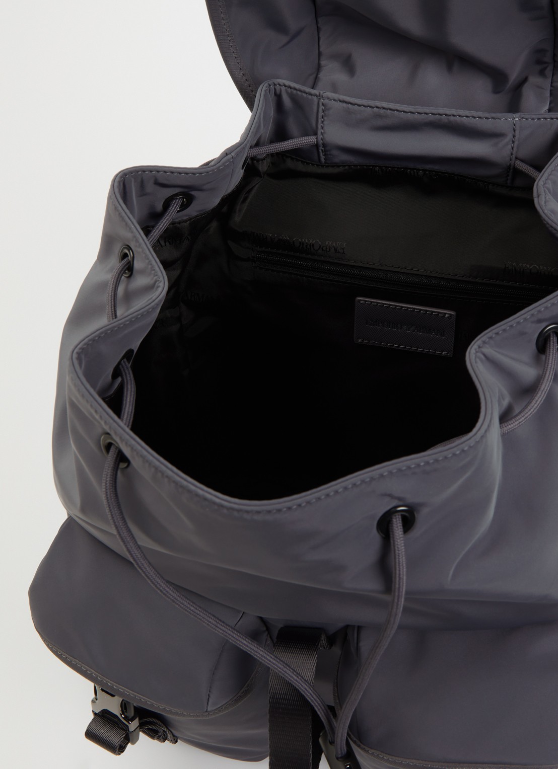Armani Rugzak met logo  - detail 2 grijs