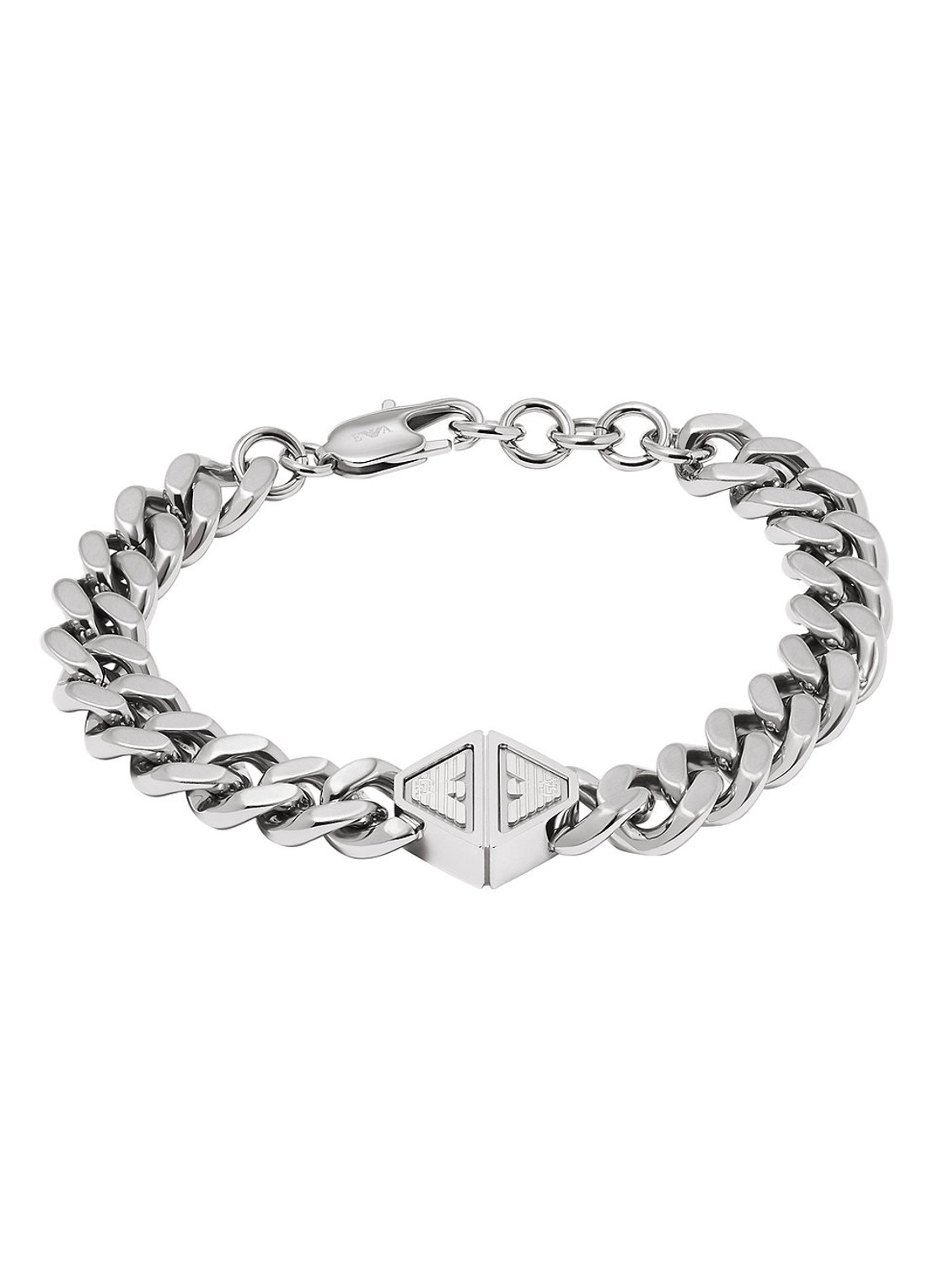 Armani Schakelarmband EGS3132040 - voorkant zilver