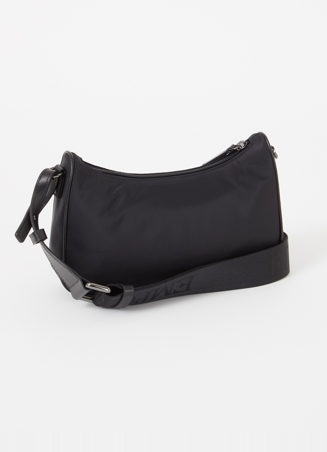 Armani Schoudertas met logo - achterkant 4 zwart