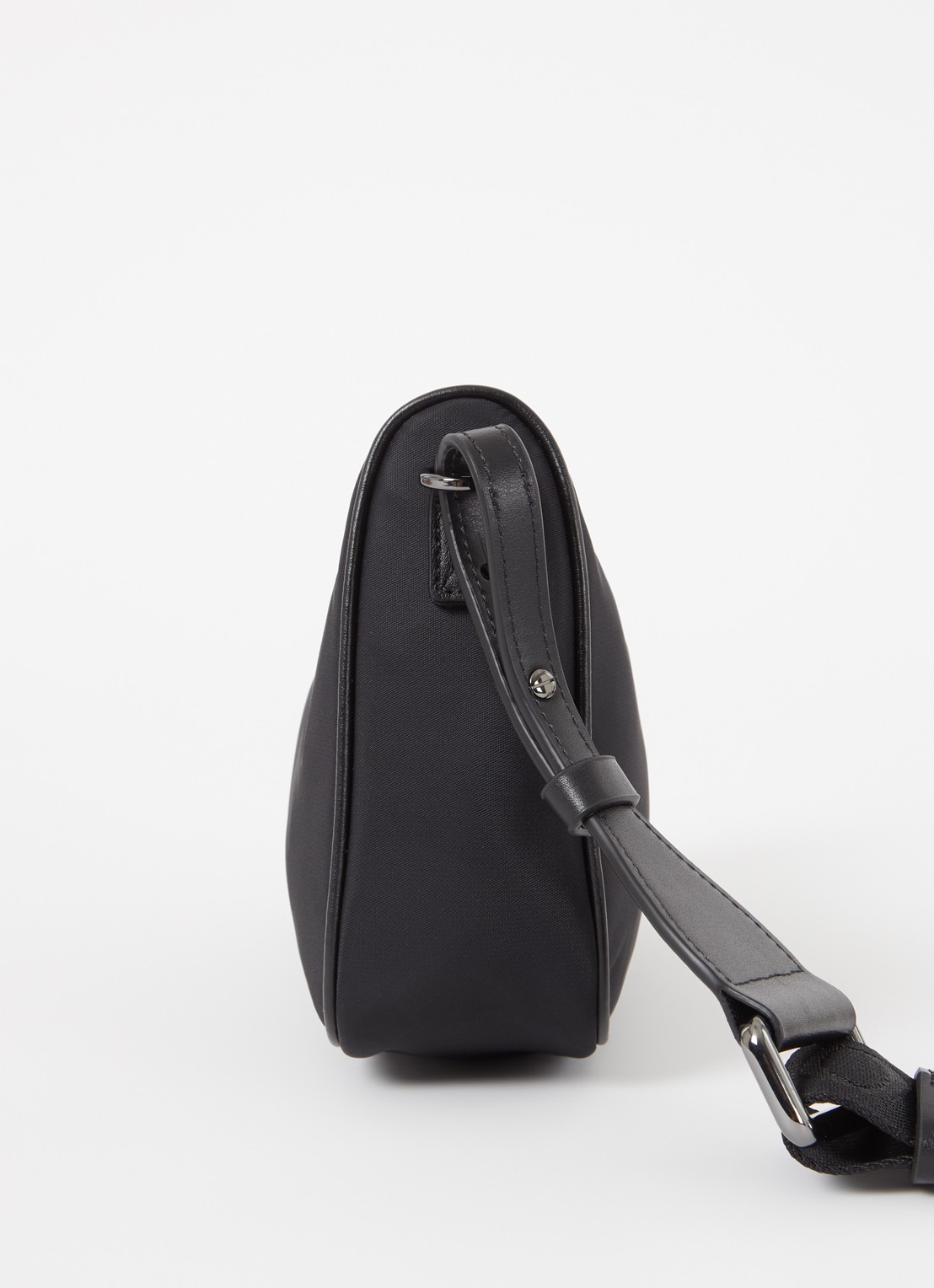 Armani Schoudertas met logo - detail 2 zwart