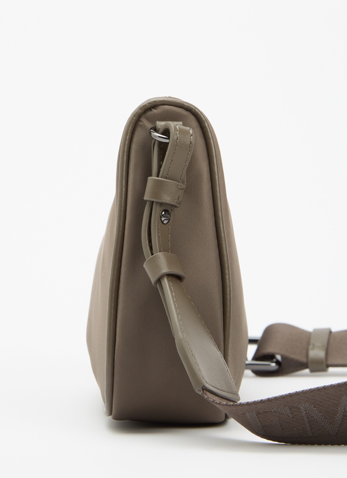 Armani Schoudertas met logo - detail 2 bronsgroen