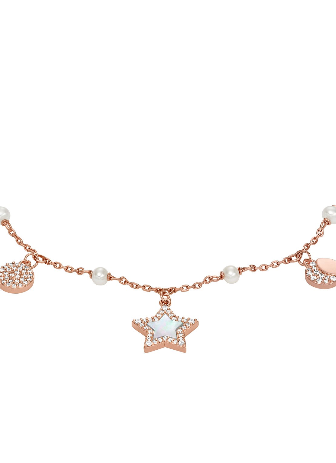 Armani Sentimental armband met bedels EGS3107221 - detail 2 roségoud