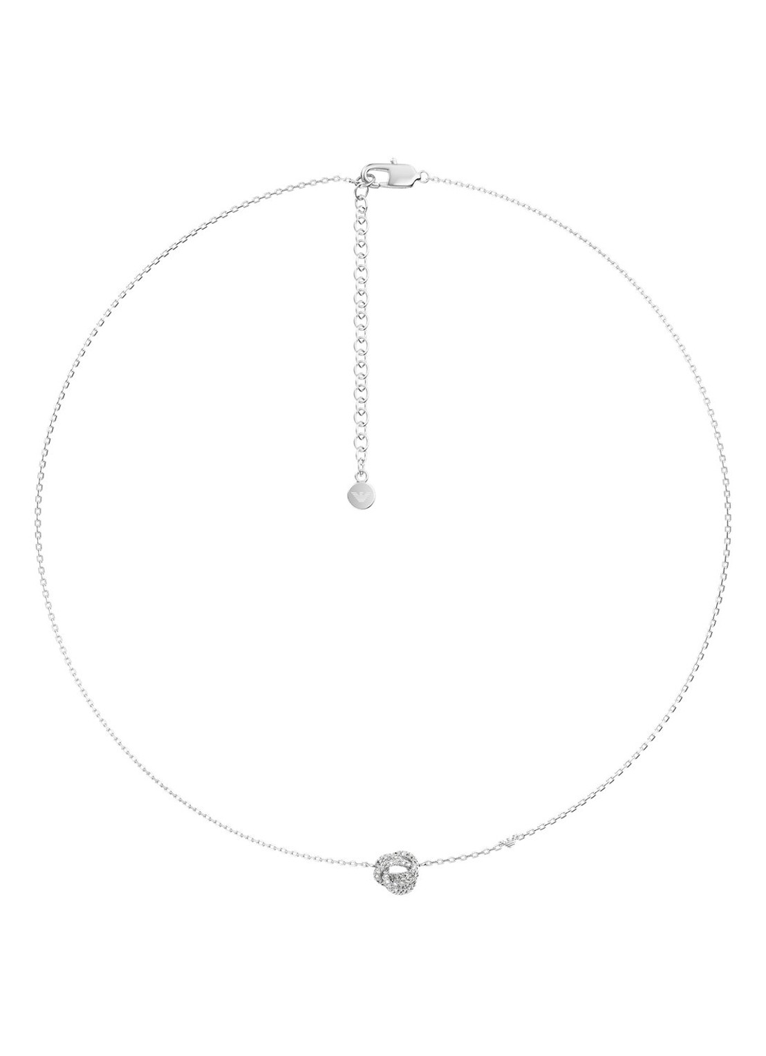 Armani Sentimental ketting EGS3421040 - detail zilver