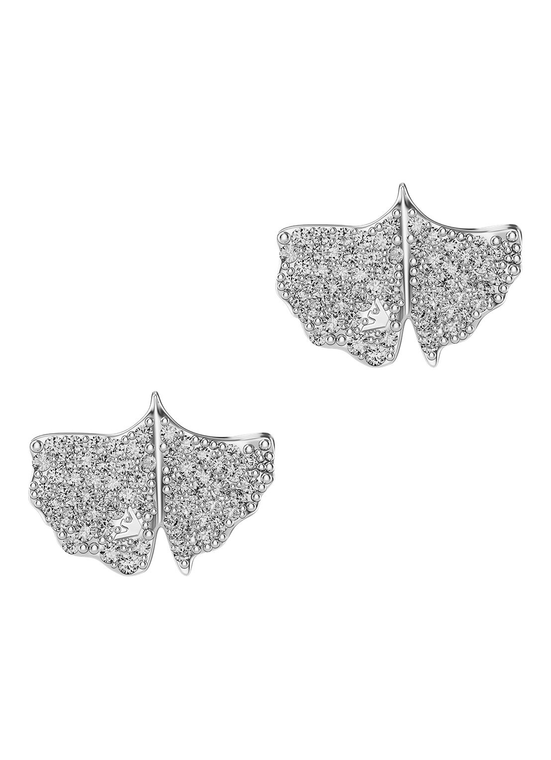 Armani Sentimental oorstekers EGS3413040 - detail zilver
