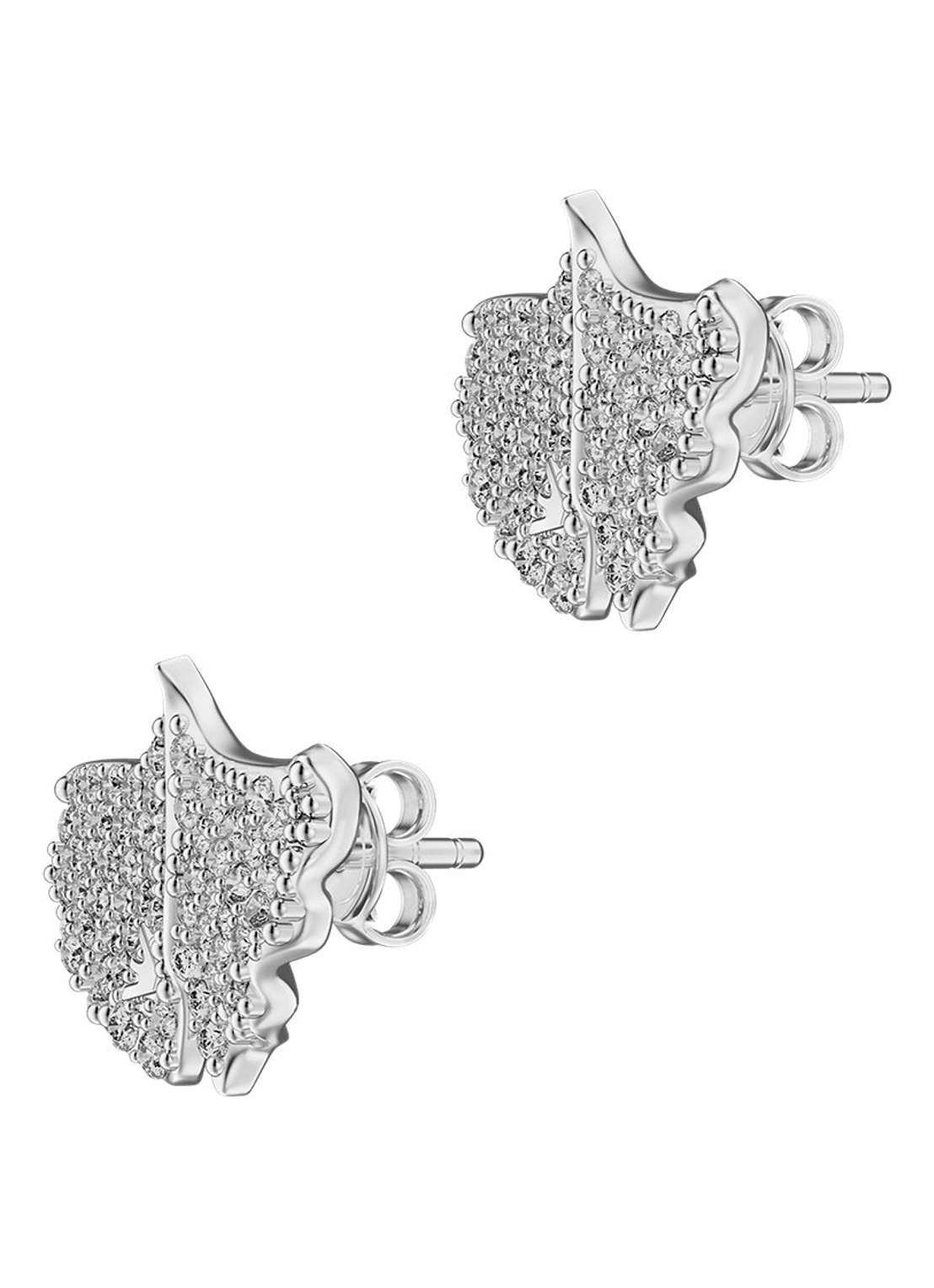 Armani Sentimental oorstekers EGS3413040 - voorkant 4 zilver