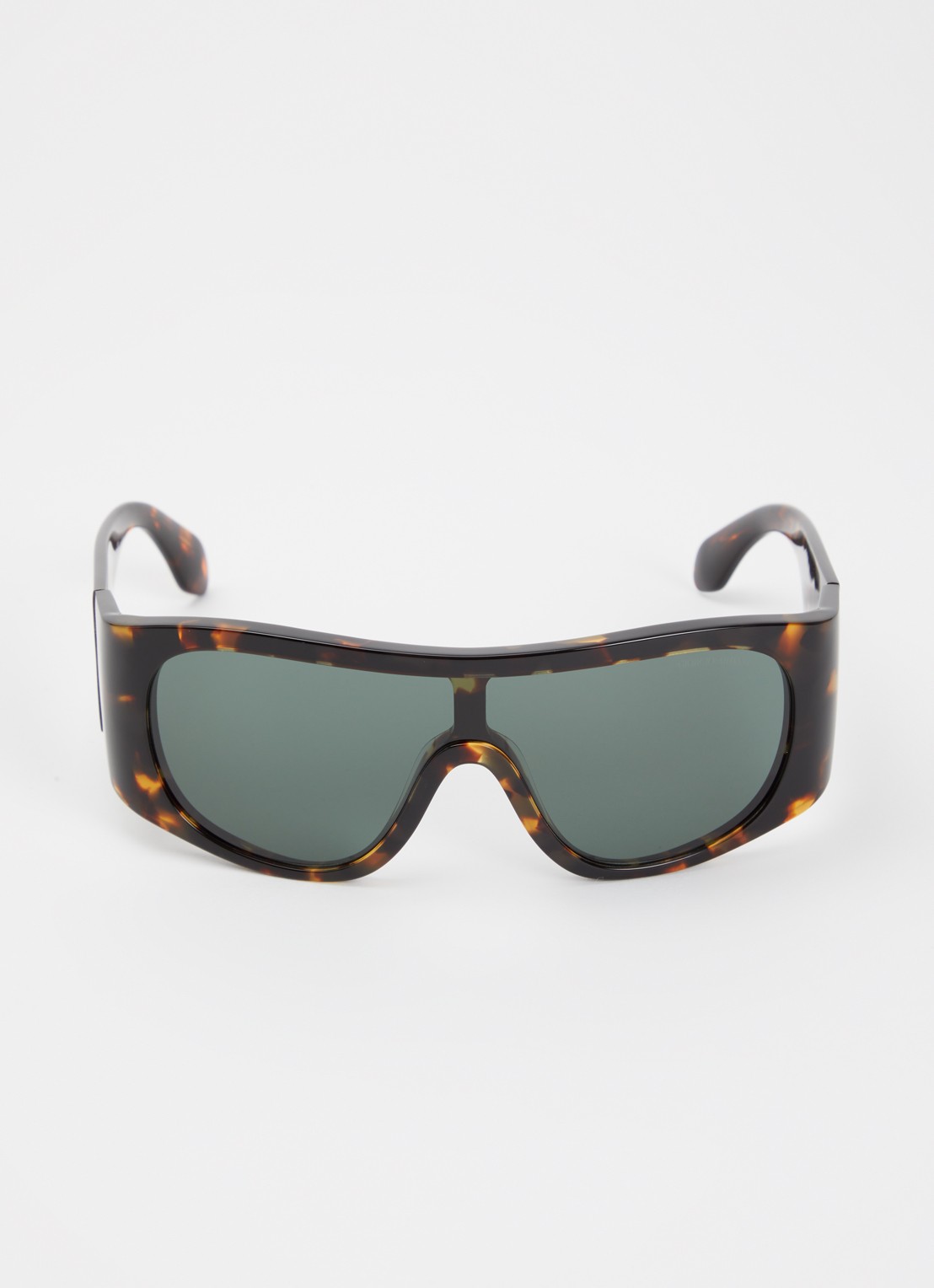 Armani Shield zonnebril AR8222U - detail donkerbruin