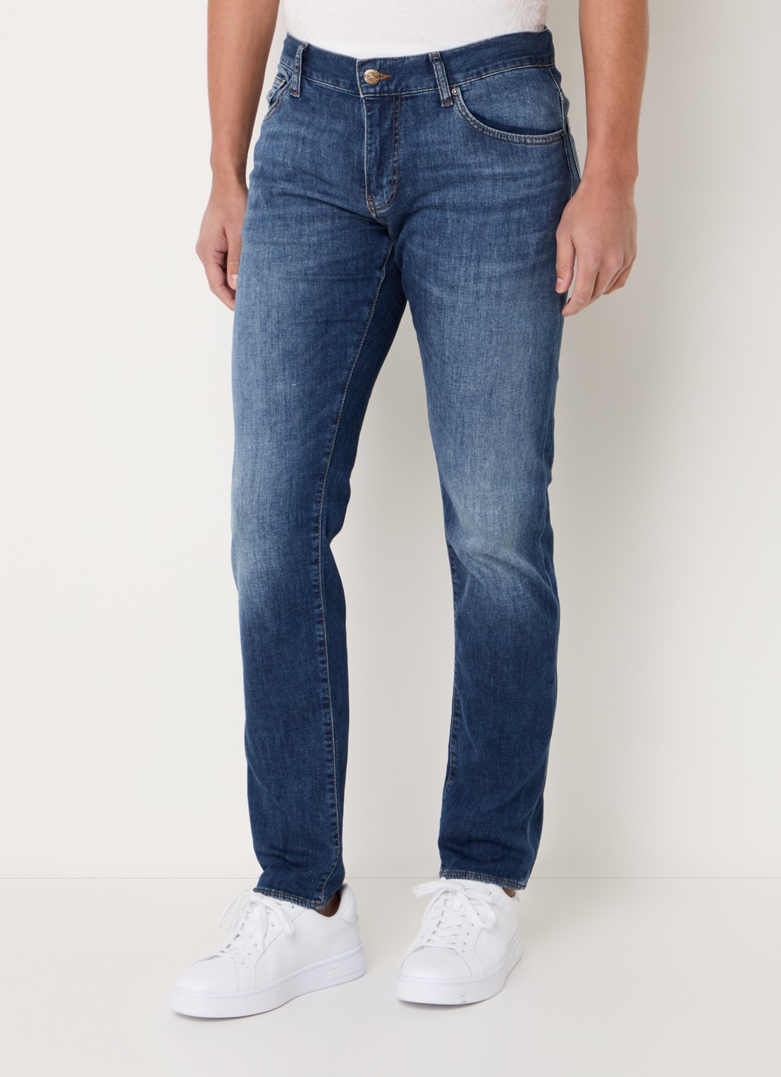 Armani Skinny jeans met steekzakken - detail 4 indigo