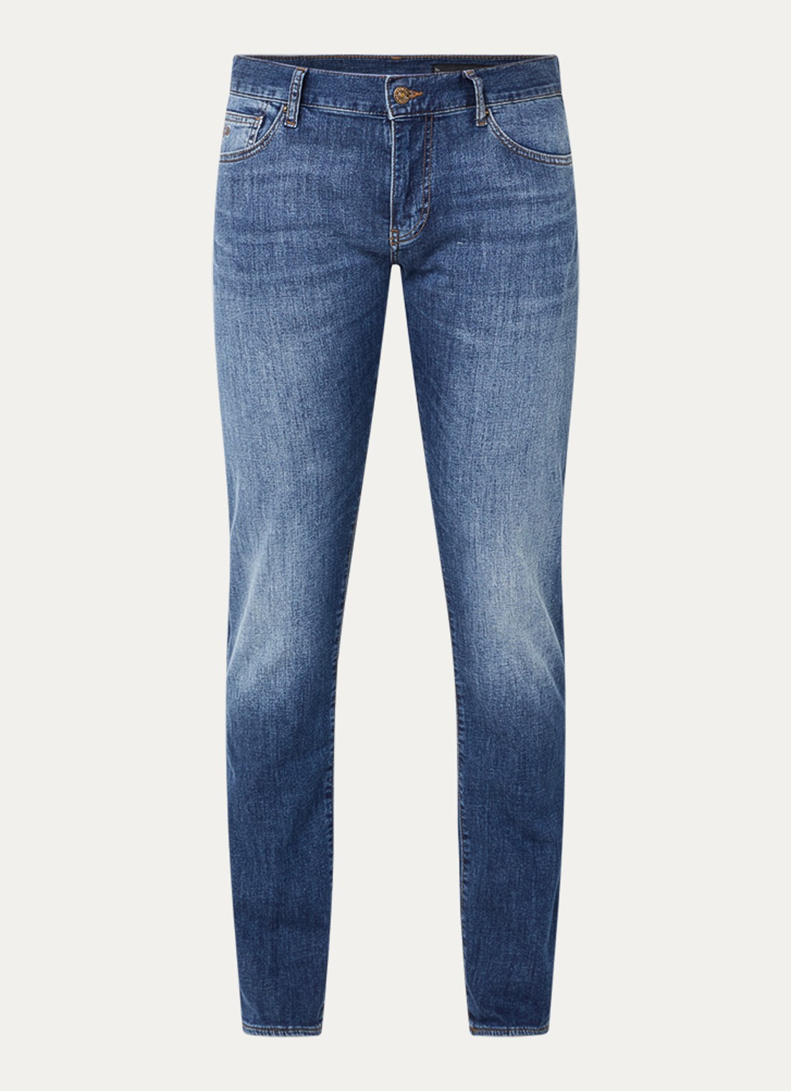 Armani Skinny jeans met steekzakken - voorkant 2 indigo