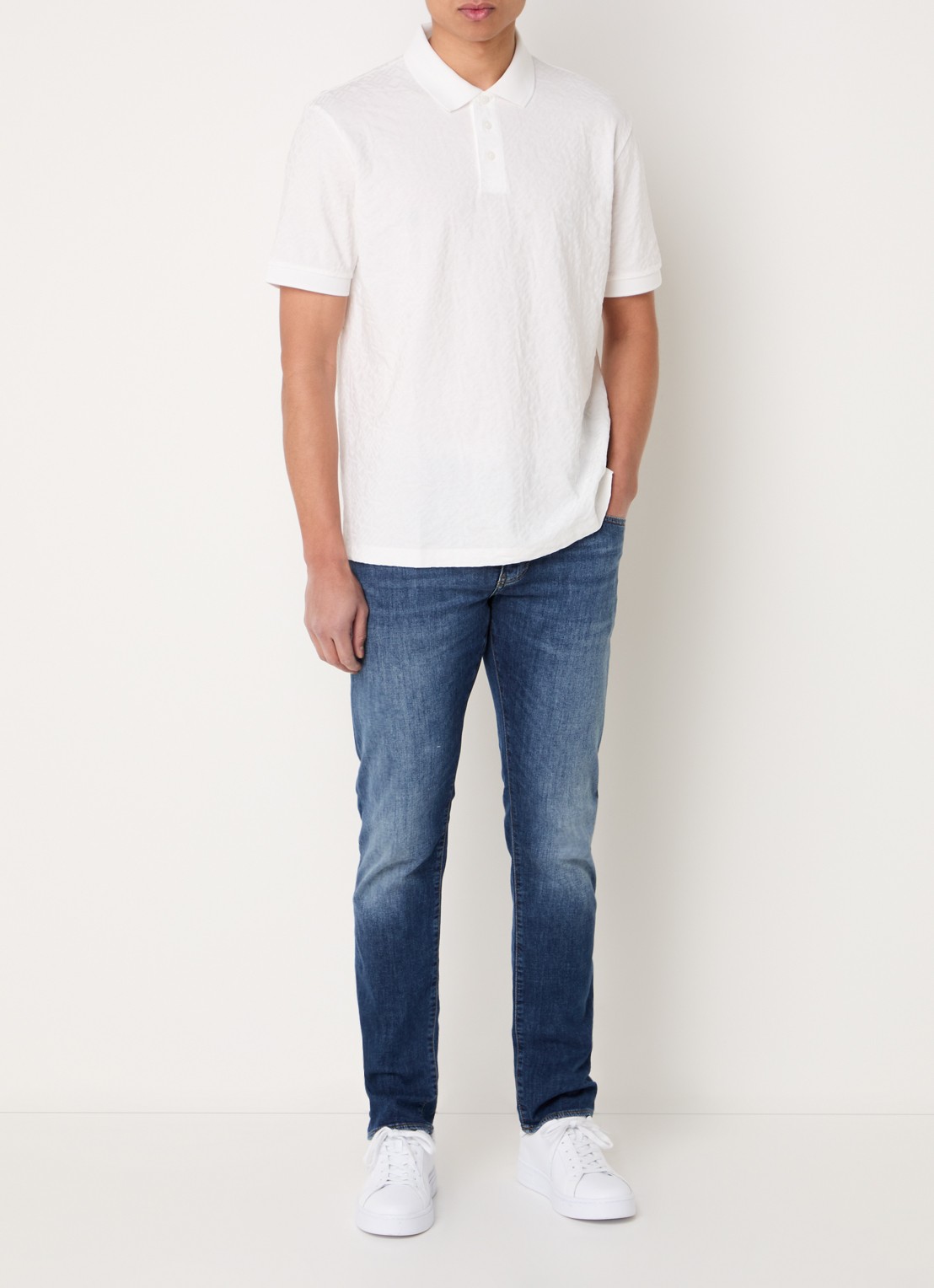 Armani Skinny jeans met steekzakken - voorkant 3 indigo